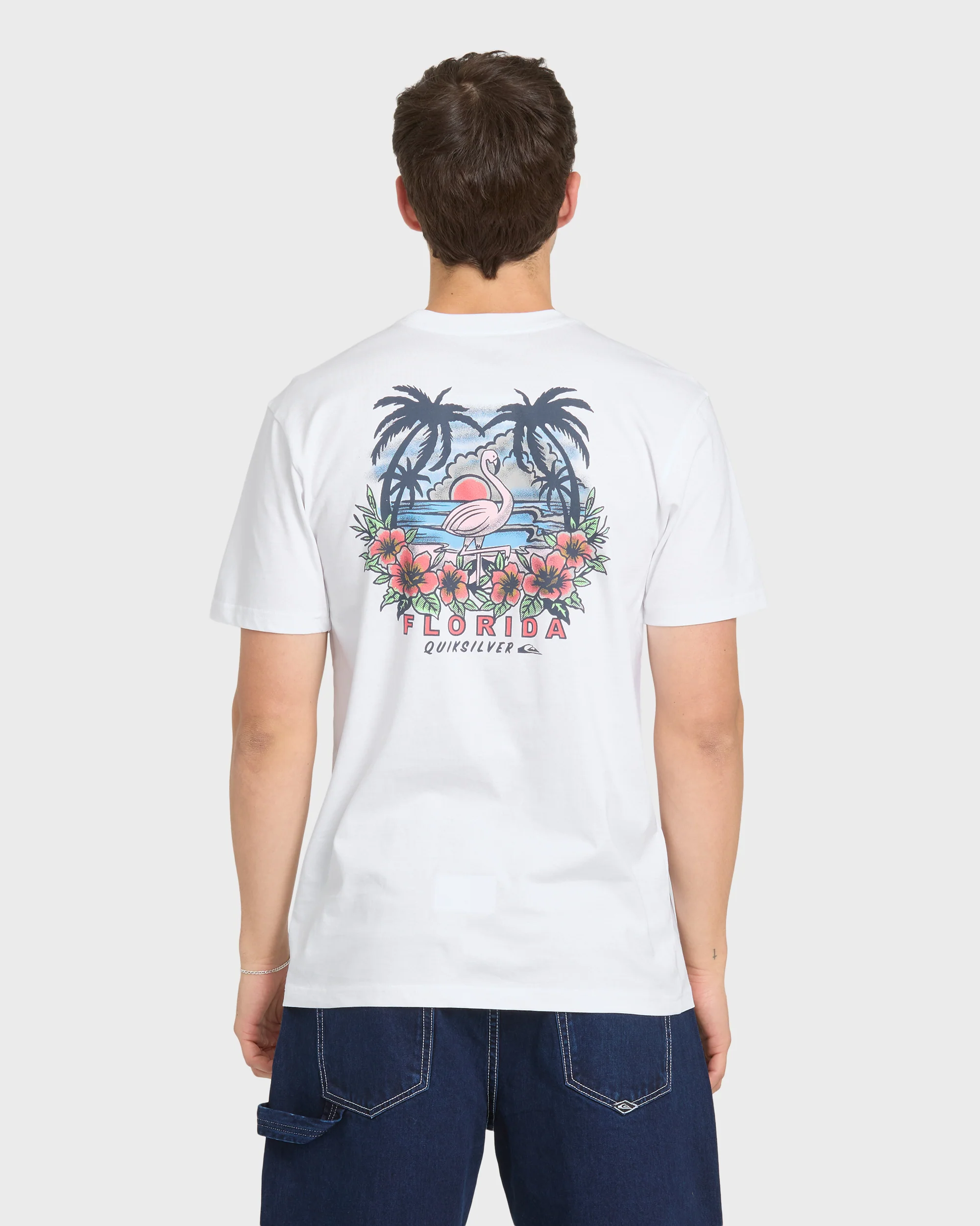 Flamazing Short Sleeve Cotton T-Shirt - White 2 Flamazing Short Sleeve Cotton T-Shirt - White