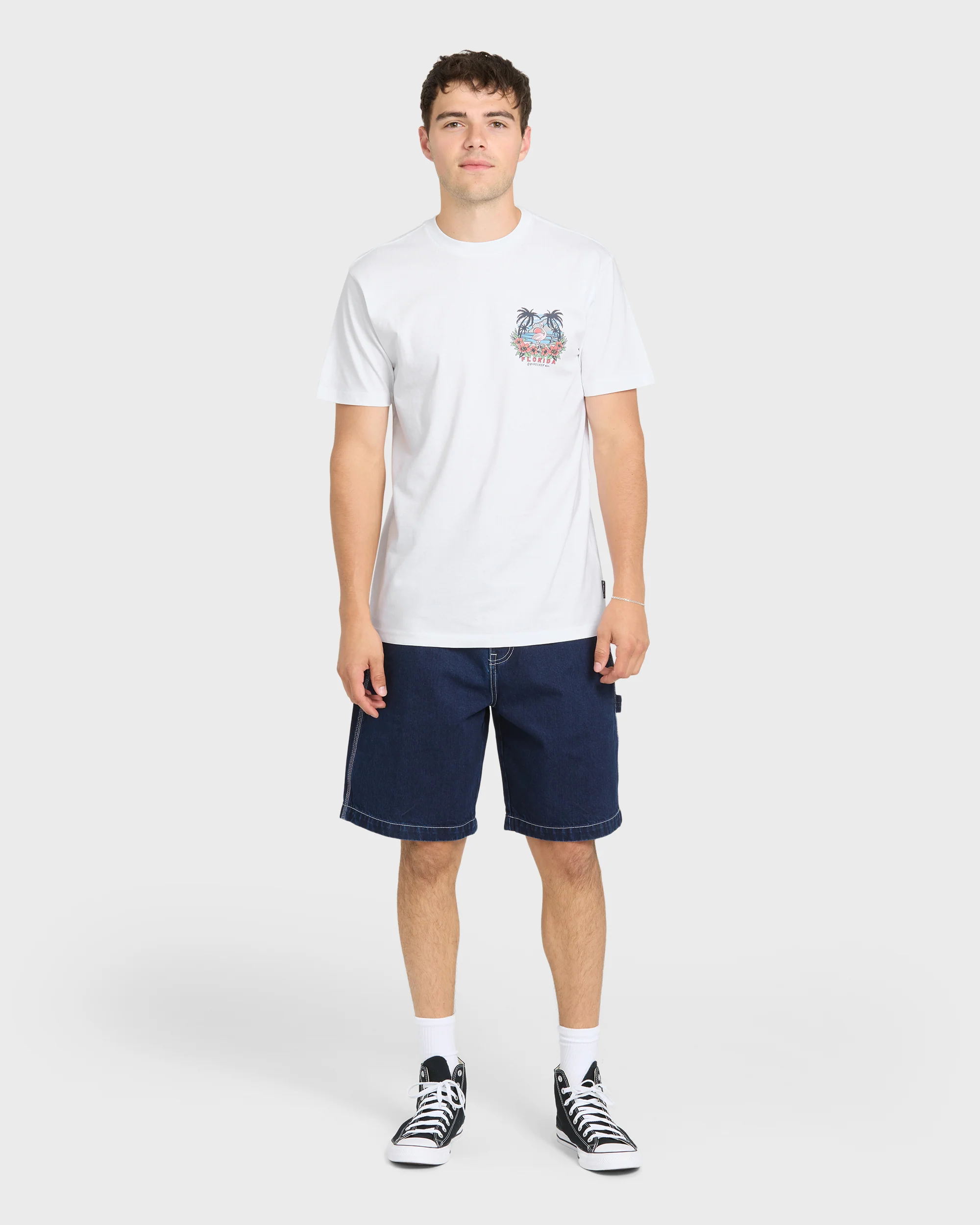 Flamazing Short Sleeve Cotton T-Shirt - White 4 Flamazing Short Sleeve Cotton T-Shirt - White