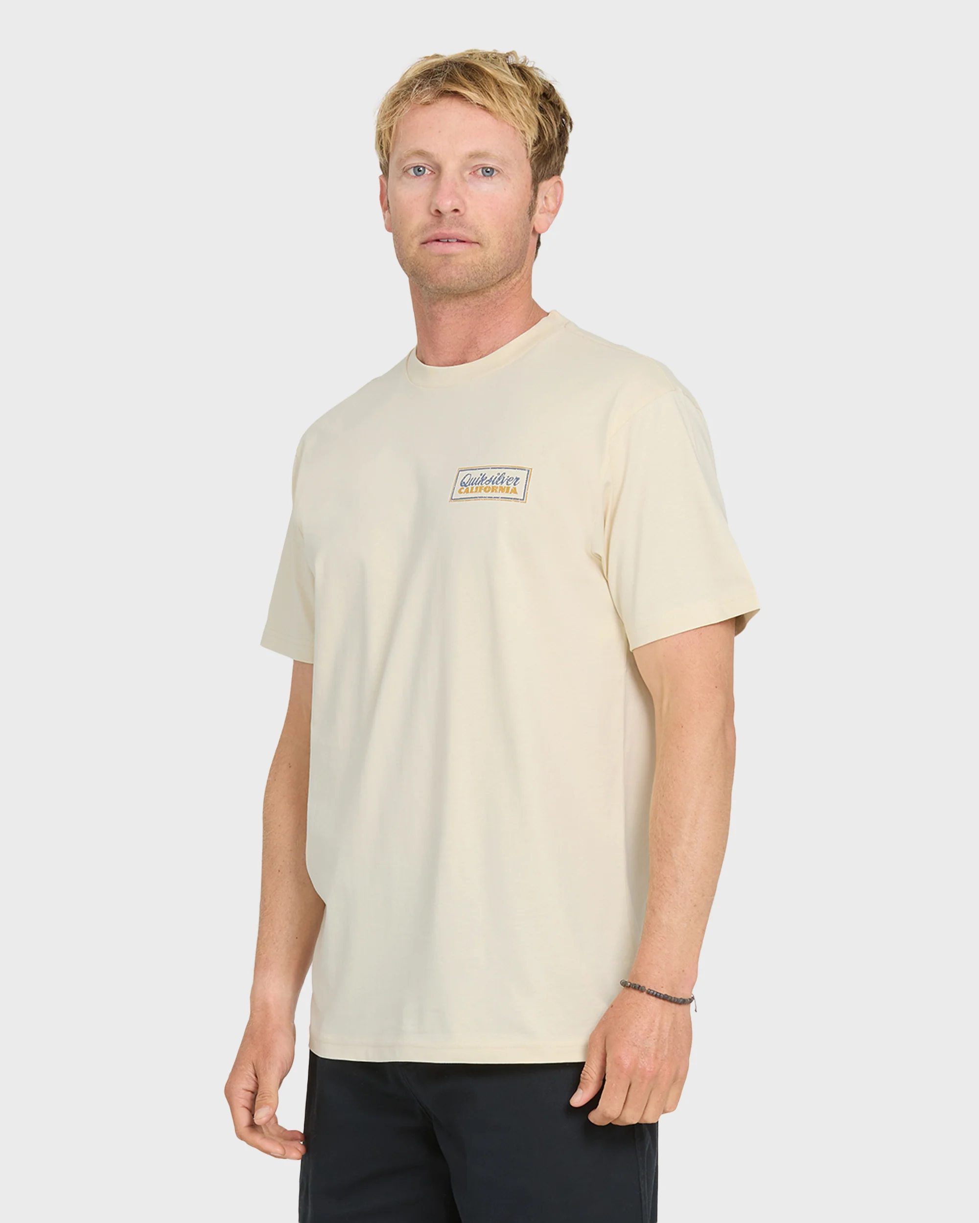 California Quiver Short Sleeve Cotton T-Shirt - Bone White 3 California Quiver Short Sleeve Cotton T-Shirt - Bone White