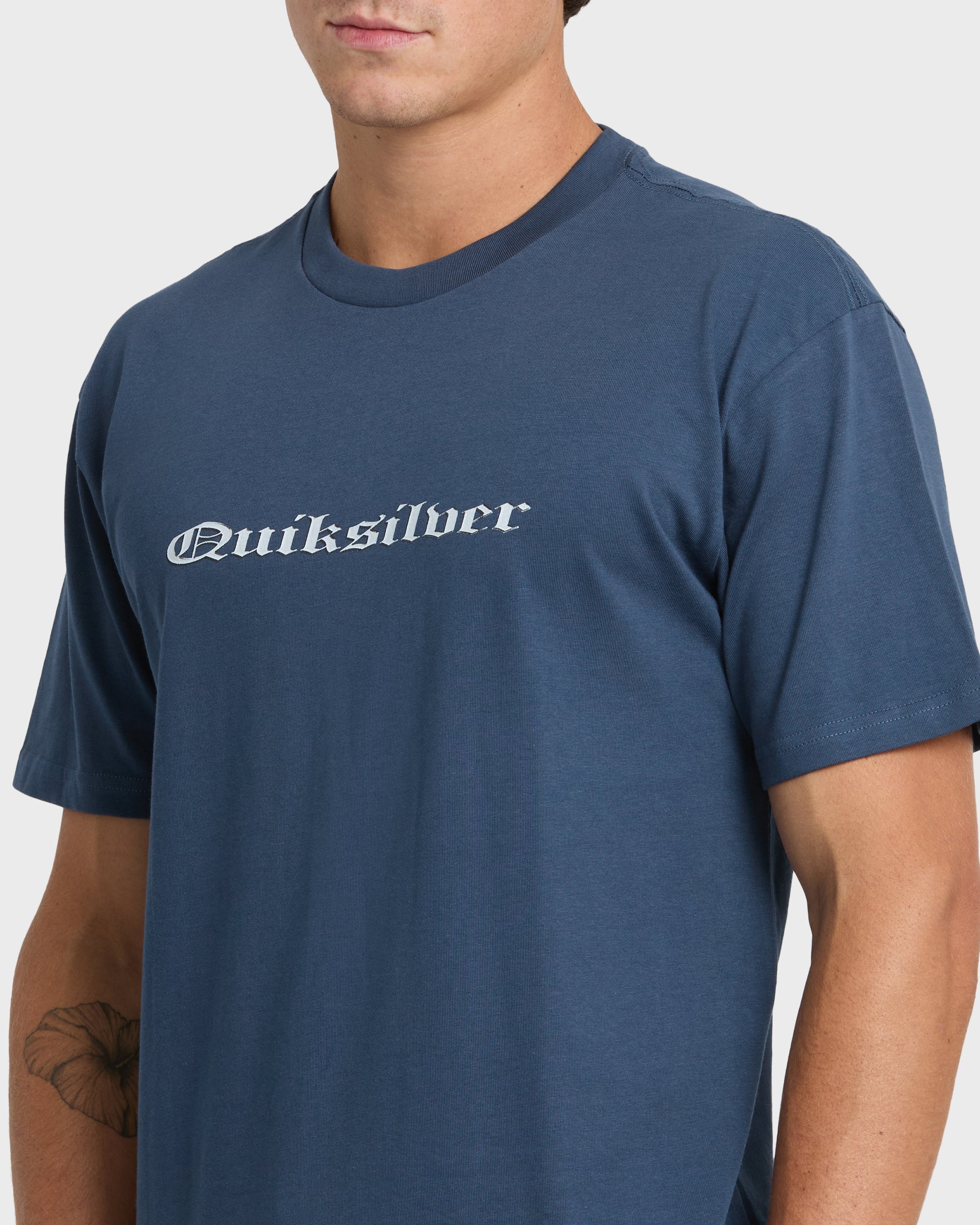 Chrome English Short Sleeve Knit T-Shirt - Dark Denim 5 Chrome English Short Sleeve Knit T-Shirt - Dark Denim
