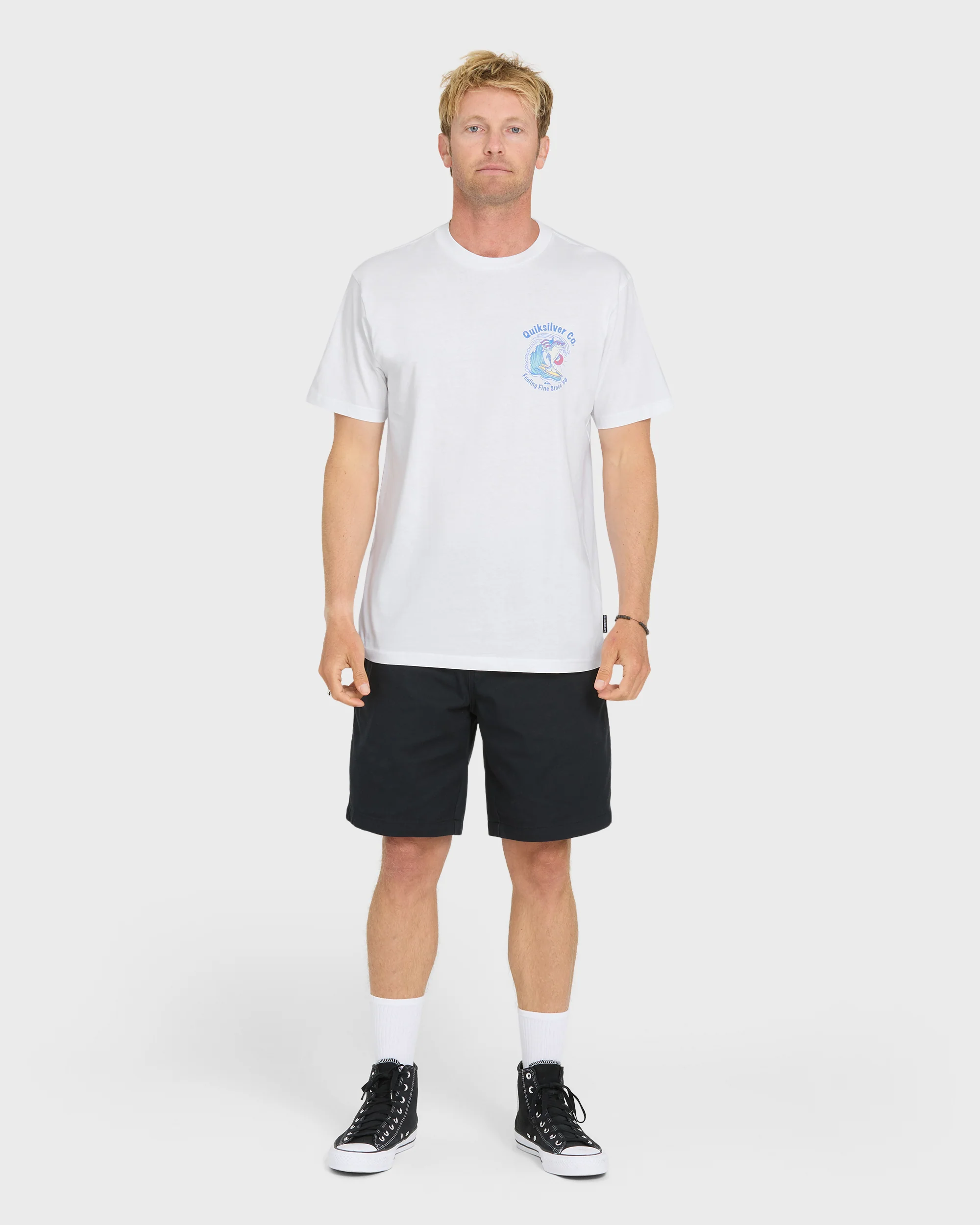 Patriot Dolphin Short Sleeve Knit T-Shirt - White 4 Patriot Dolphin Short Sleeve Knit T-Shirt - White