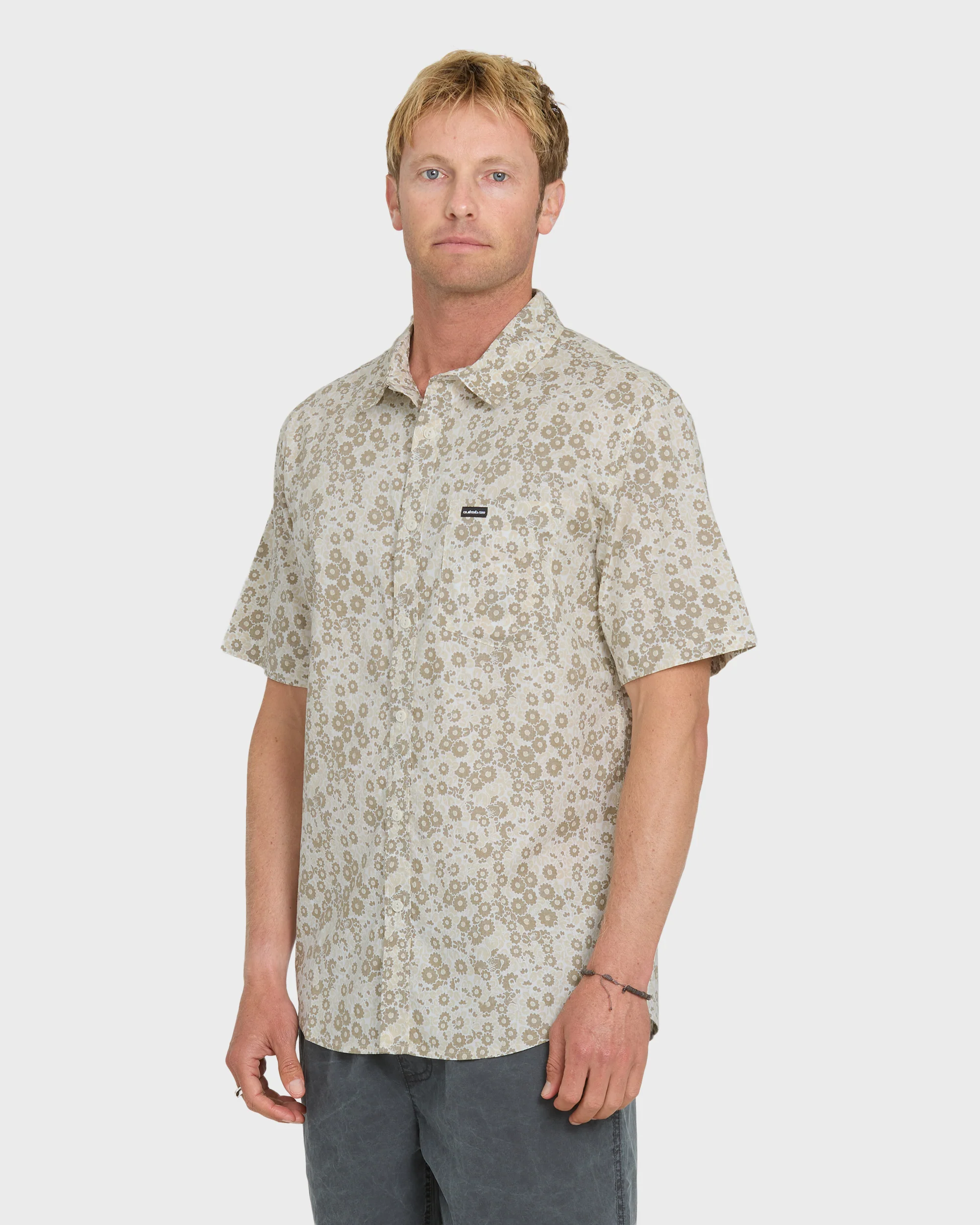 Ditsy Daze Classic Short Sleeve Woven Shirt - Seneca Rock 3 Ditsy Daze Classic Short Sleeve Woven Shirt - Seneca Rock