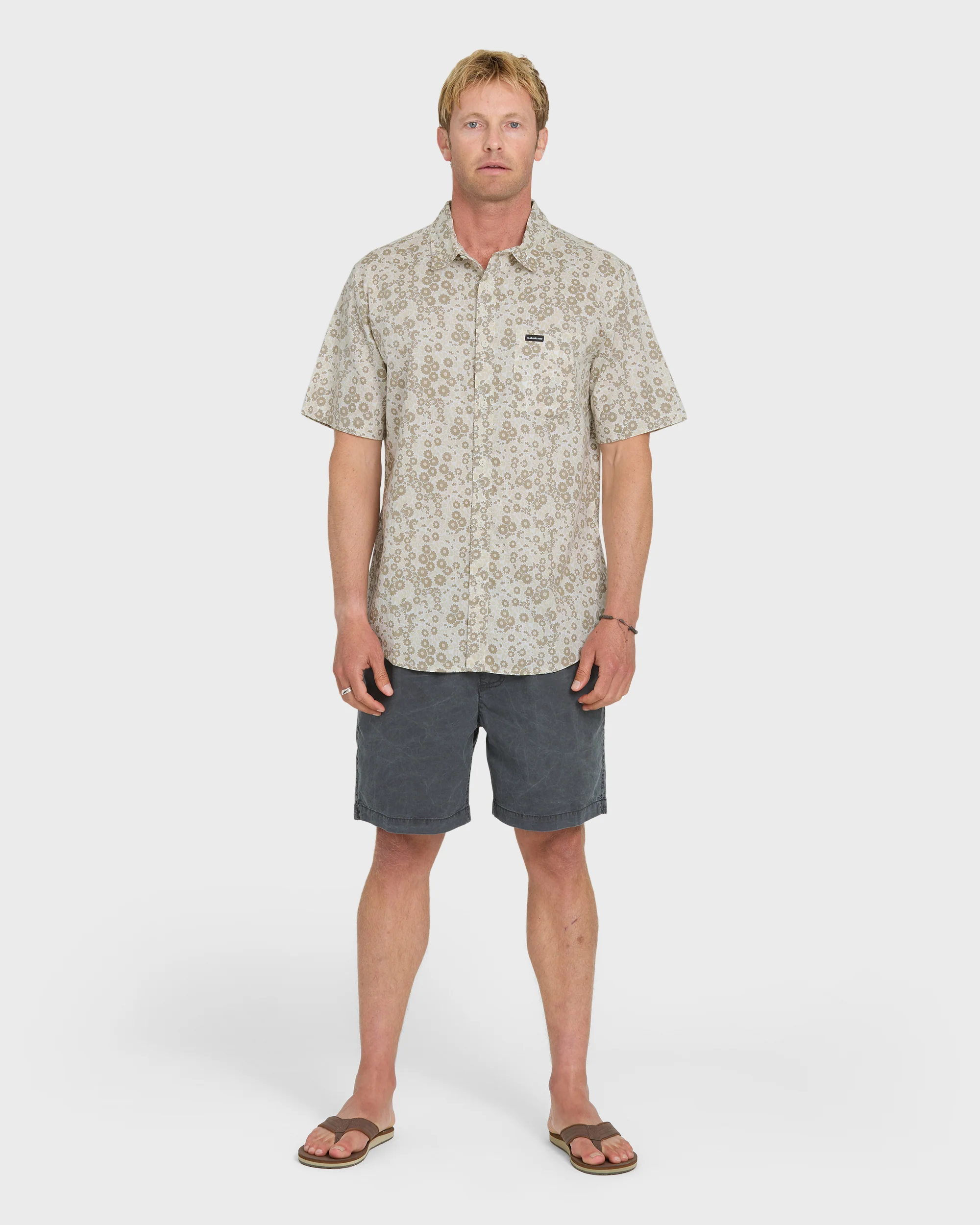 Ditsy Daze Classic Short Sleeve Woven Shirt - Seneca Rock 4 Ditsy Daze Classic Short Sleeve Woven Shirt - Seneca Rock