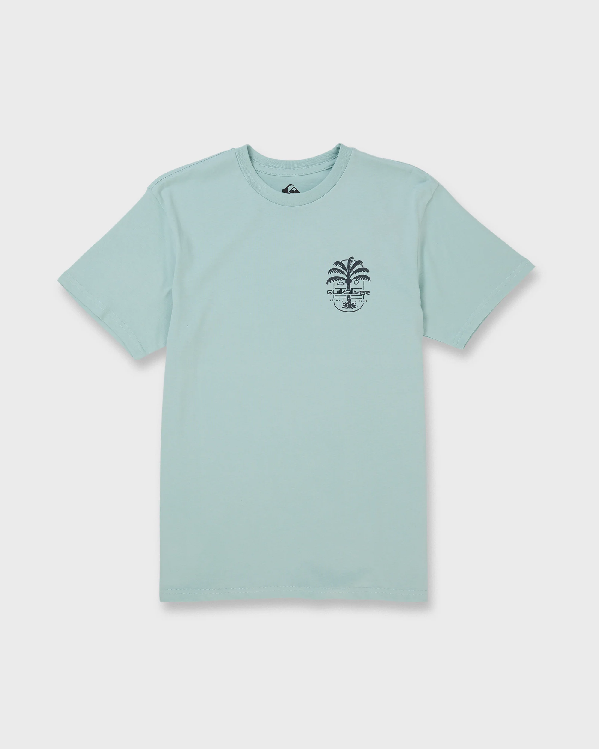 Uno Palm Short Sleeve T-Shirt - Blue Haze 6 Uno Palm Short Sleeve T-Shirt - Blue Haze