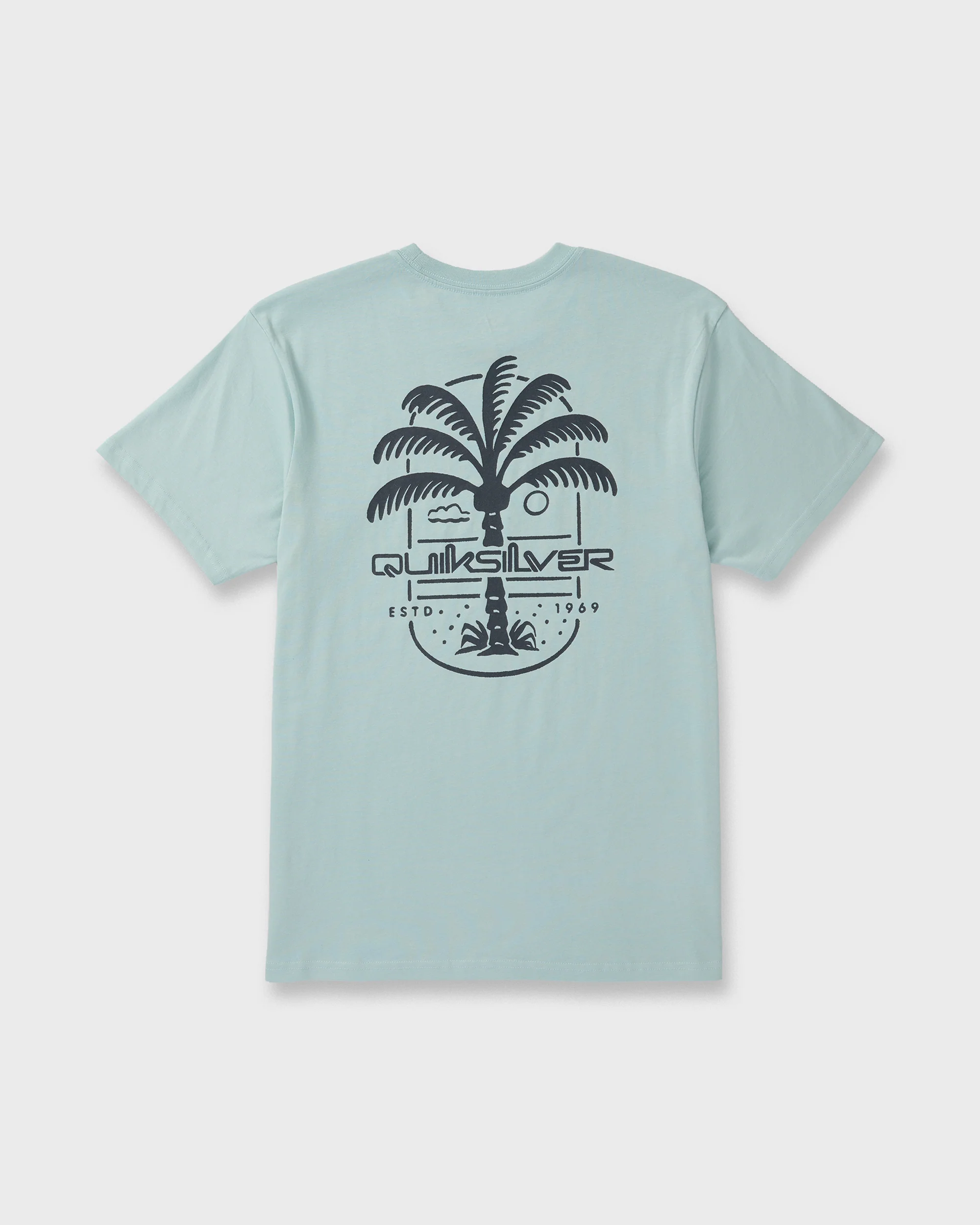 Uno Palm Short Sleeve T-Shirt - Blue Haze 7 Uno Palm Short Sleeve T-Shirt - Blue Haze