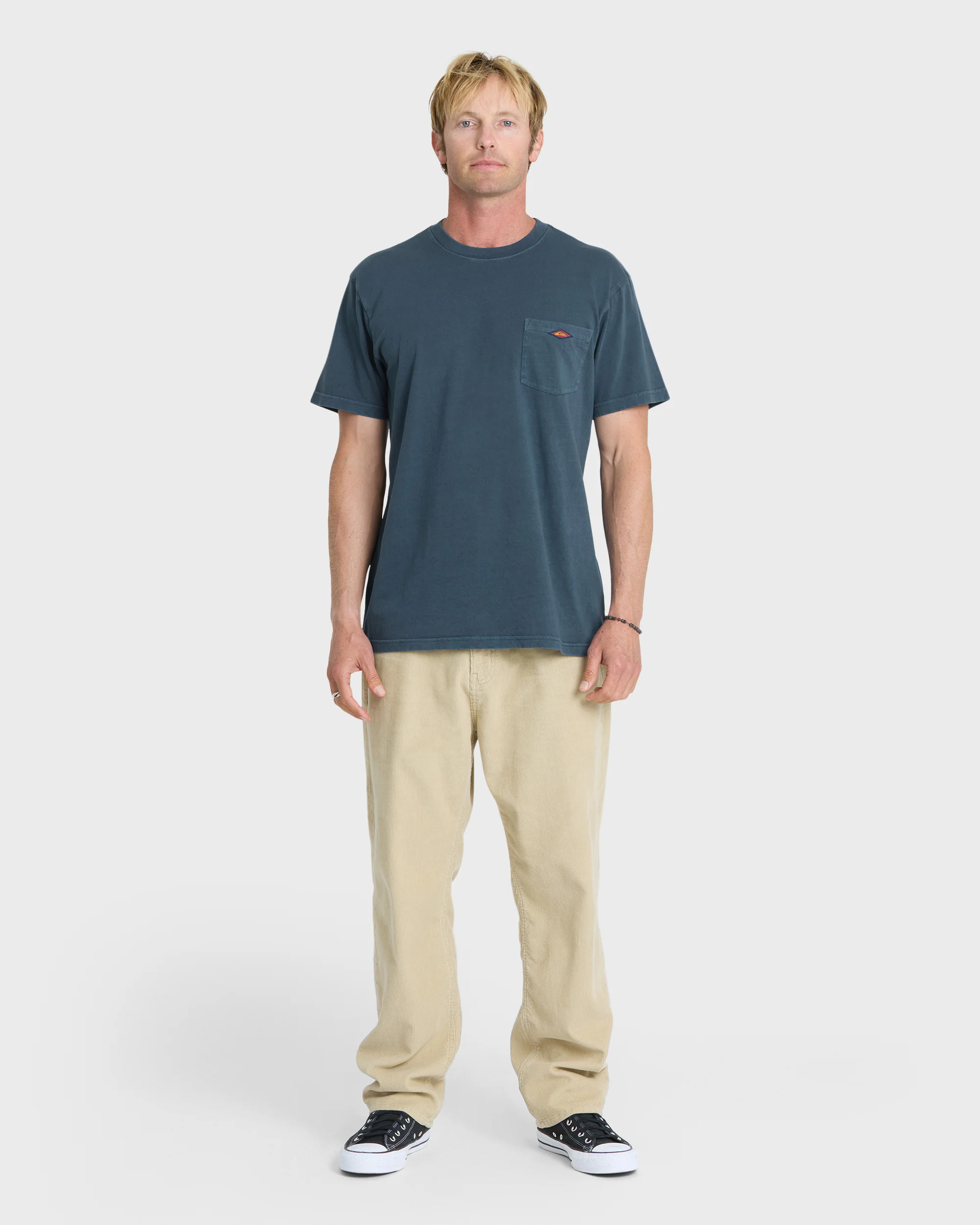 Saltwater Pigment-Dyed Short Sleeve Pocket Tee - Dark Denim 3 Saltwater Pigment-Dyed Short Sleeve Pocket Tee - Dark Denim