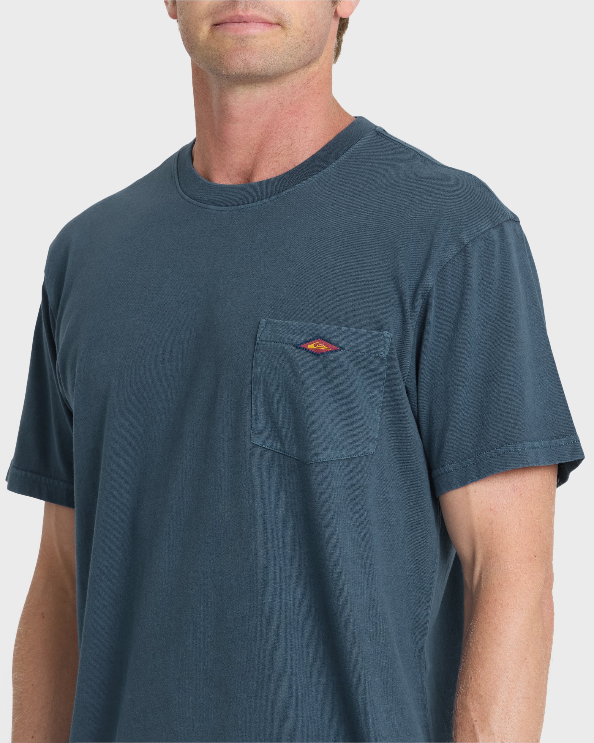 Saltwater Pigment-Dyed Short Sleeve Pocket Tee - Dark Denim 5 Saltwater Pigment-Dyed Short Sleeve Pocket Tee - Dark Denim