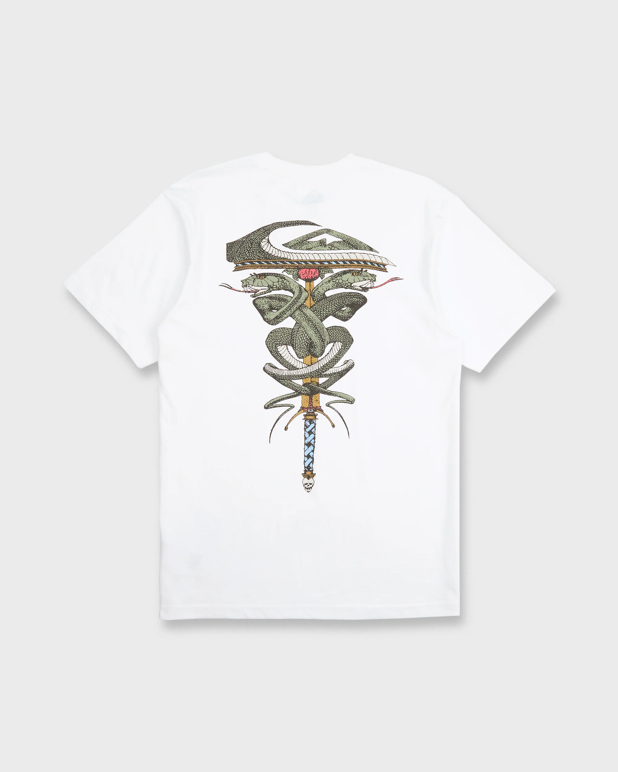 Serpents Short Sleeve Knit T-Shirt - White 7 Serpents Short Sleeve Knit T-Shirt - White