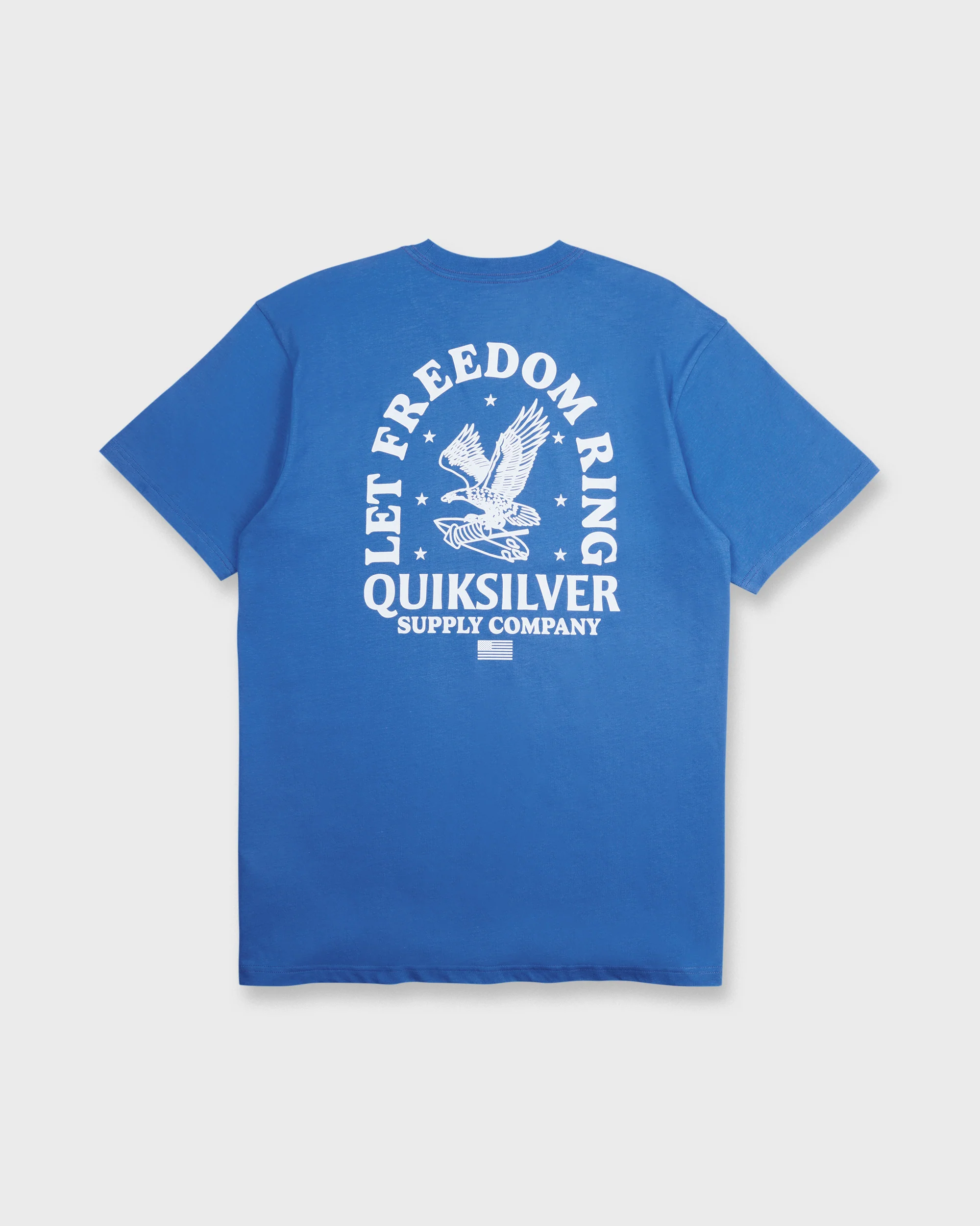 Freedom Ring Short Sleeve Cotton T-Shirt - Nebulas Blue 7 Freedom Ring Short Sleeve Cotton T-Shirt - Nebulas Blue