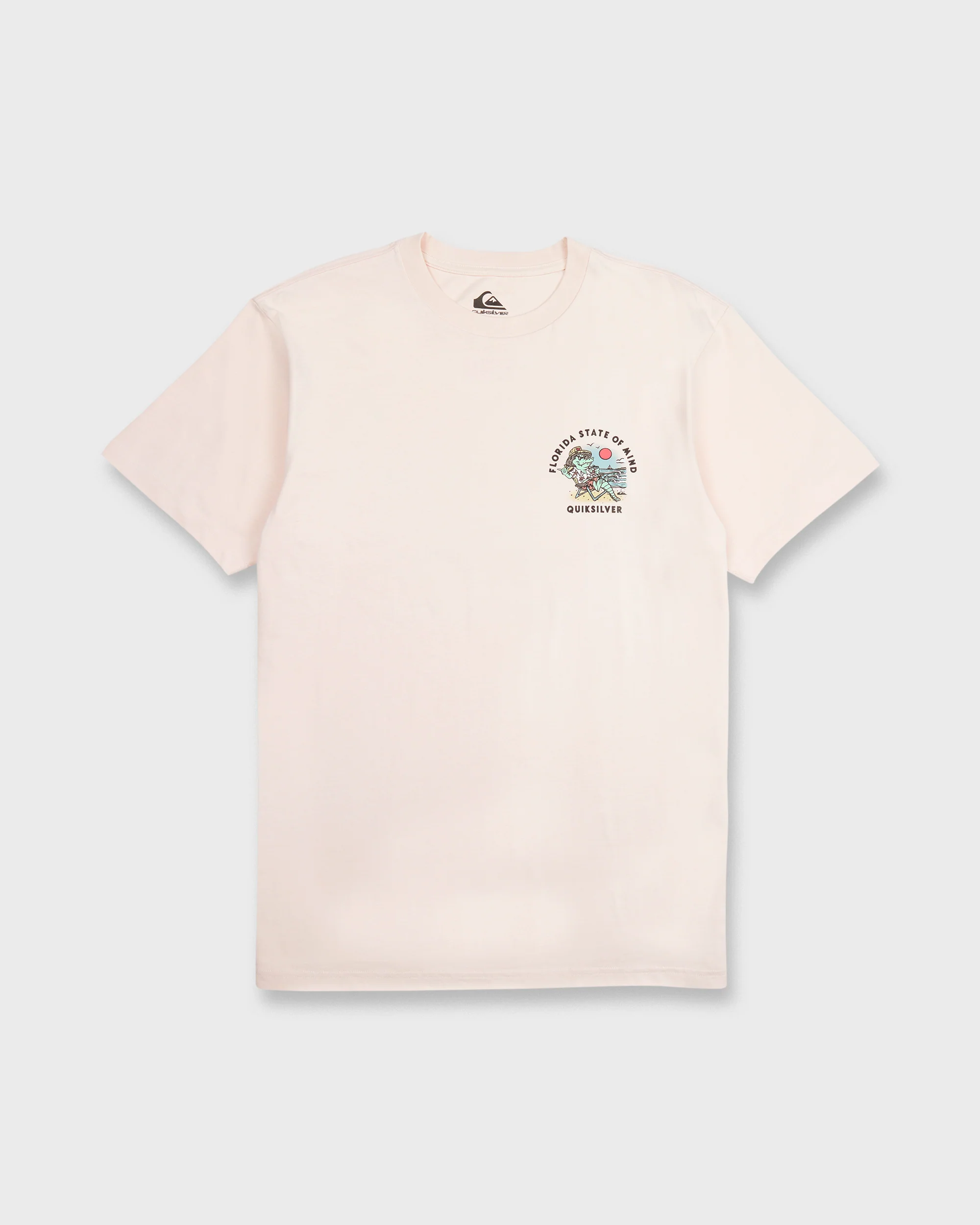 Florida Lounge Short Sleeve Knit T-Shirt - Rosewater 6 Florida Lounge Short Sleeve Knit T-Shirt - Rosewater