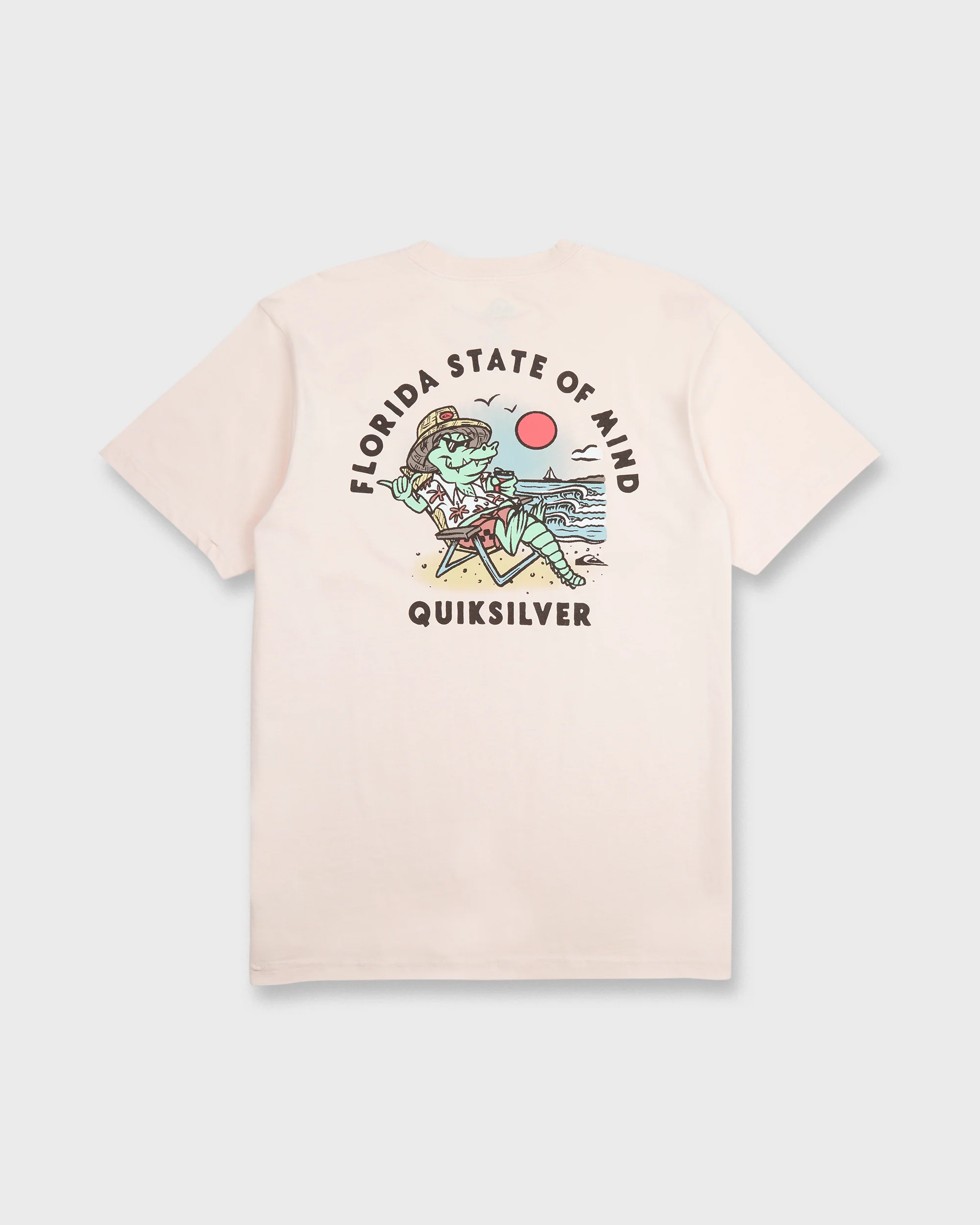Florida Lounge Short Sleeve Knit T-Shirt - Rosewater 7 Florida Lounge Short Sleeve Knit T-Shirt - Rosewater