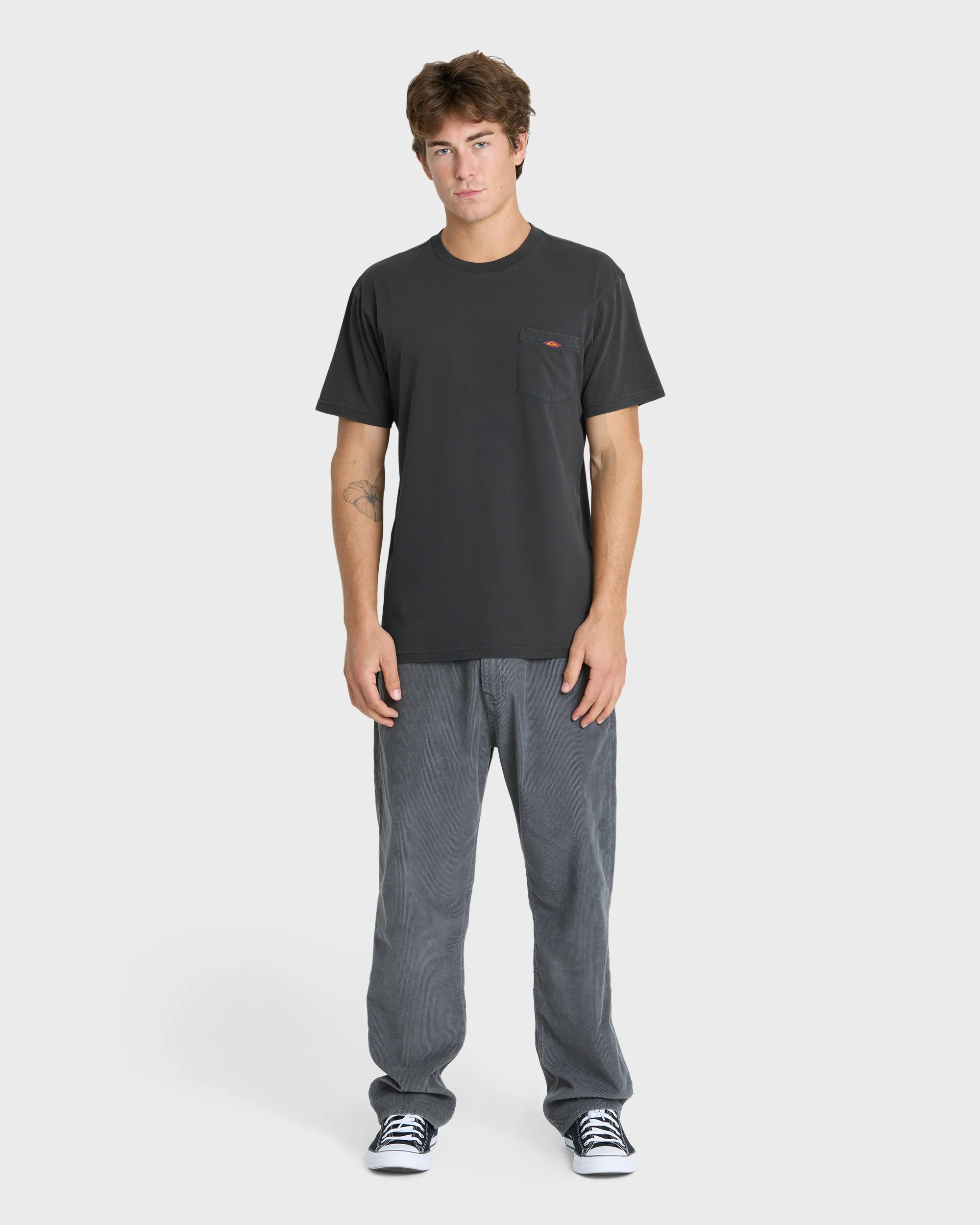 Saltwater Pigment-Dyed Short Sleeve Pocket Tee - Phantom 3 Saltwater Pigment-Dyed Short Sleeve Pocket Tee - Phantom
