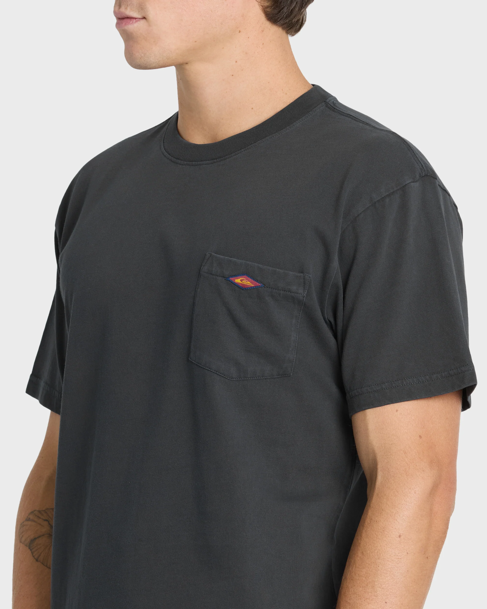 Saltwater Pigment-Dyed Short Sleeve Pocket Tee - Phantom 5 Saltwater Pigment-Dyed Short Sleeve Pocket Tee - Phantom