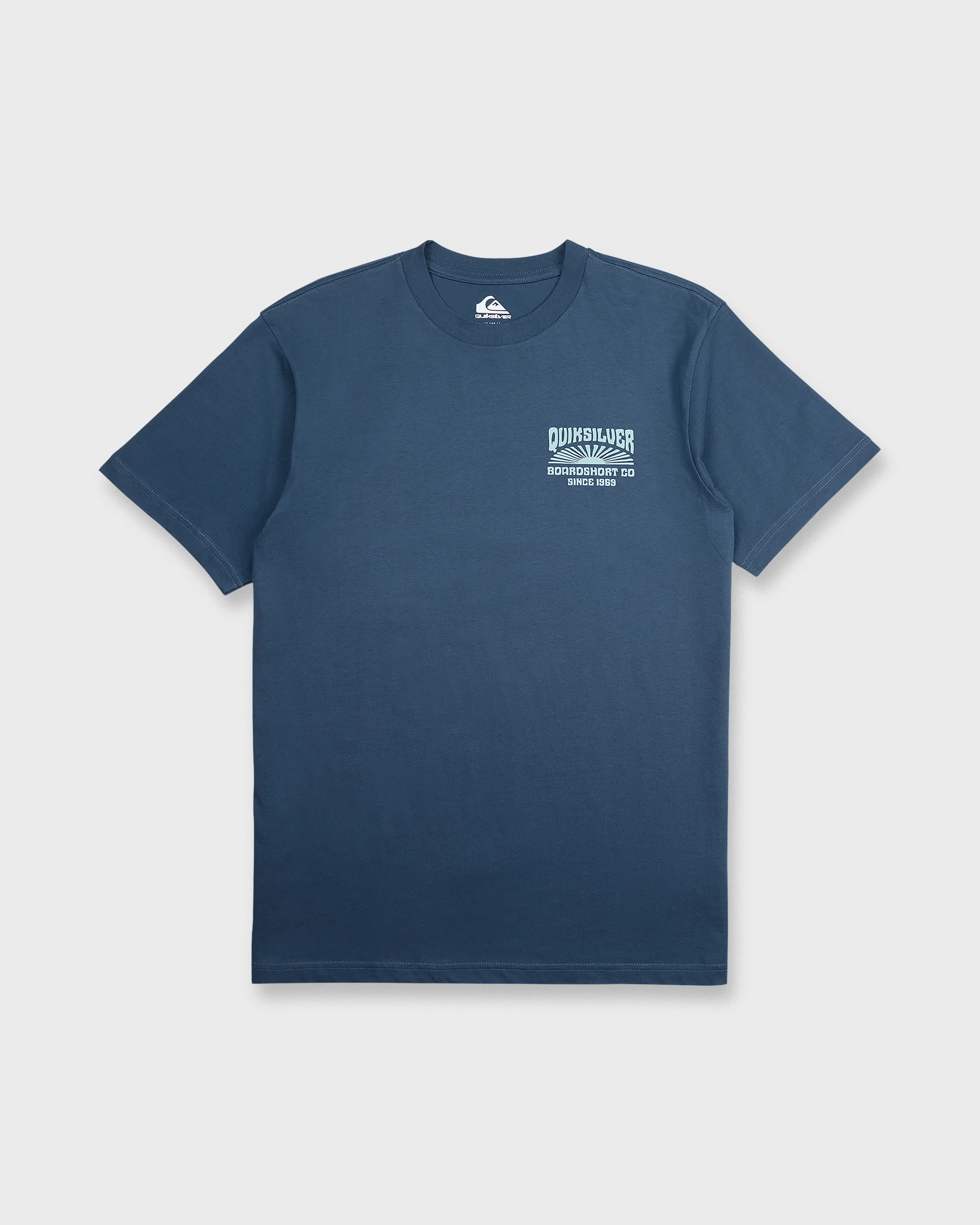 Radiant Flare Short Sleeve Knit T-Shirt - Dark Denim 6 Radiant Flare Short Sleeve Knit T-Shirt - Dark Denim