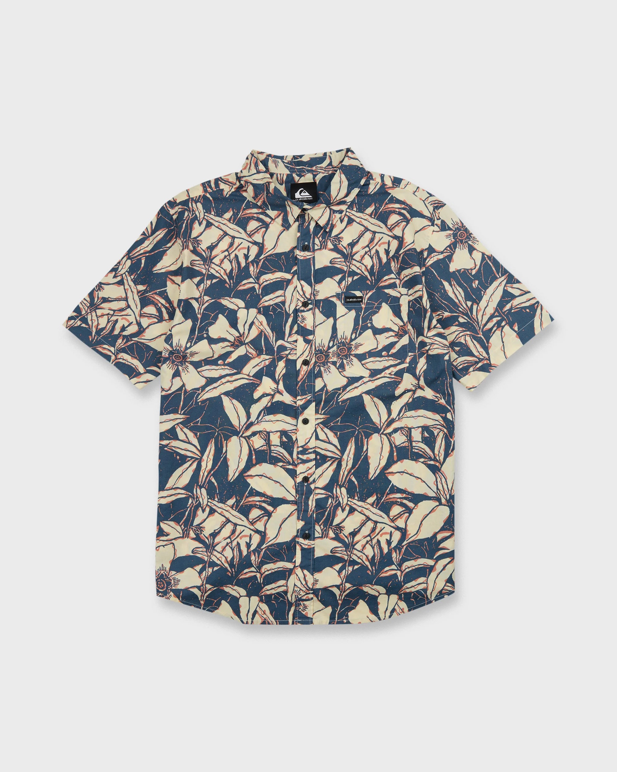 Cantina Classic Short Sleeve Cotton Shirt - Dark Denim 7 Cantina Classic Short Sleeve Cotton Shirt - Dark Denim