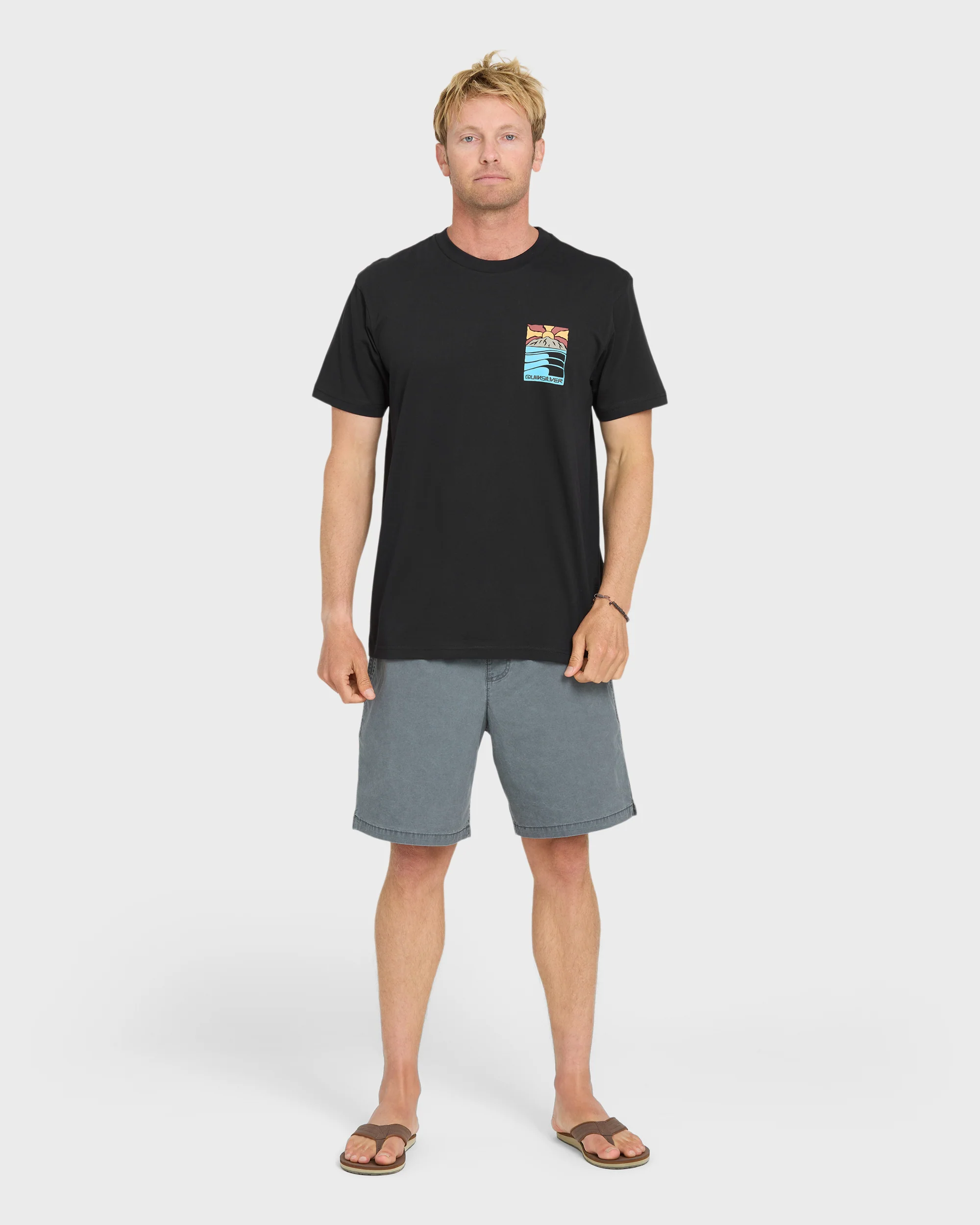 Going Right Classic Short Sleeve Cotton T-Shirt - Black 4 Going Right Classic Short Sleeve Cotton T-Shirt - Black