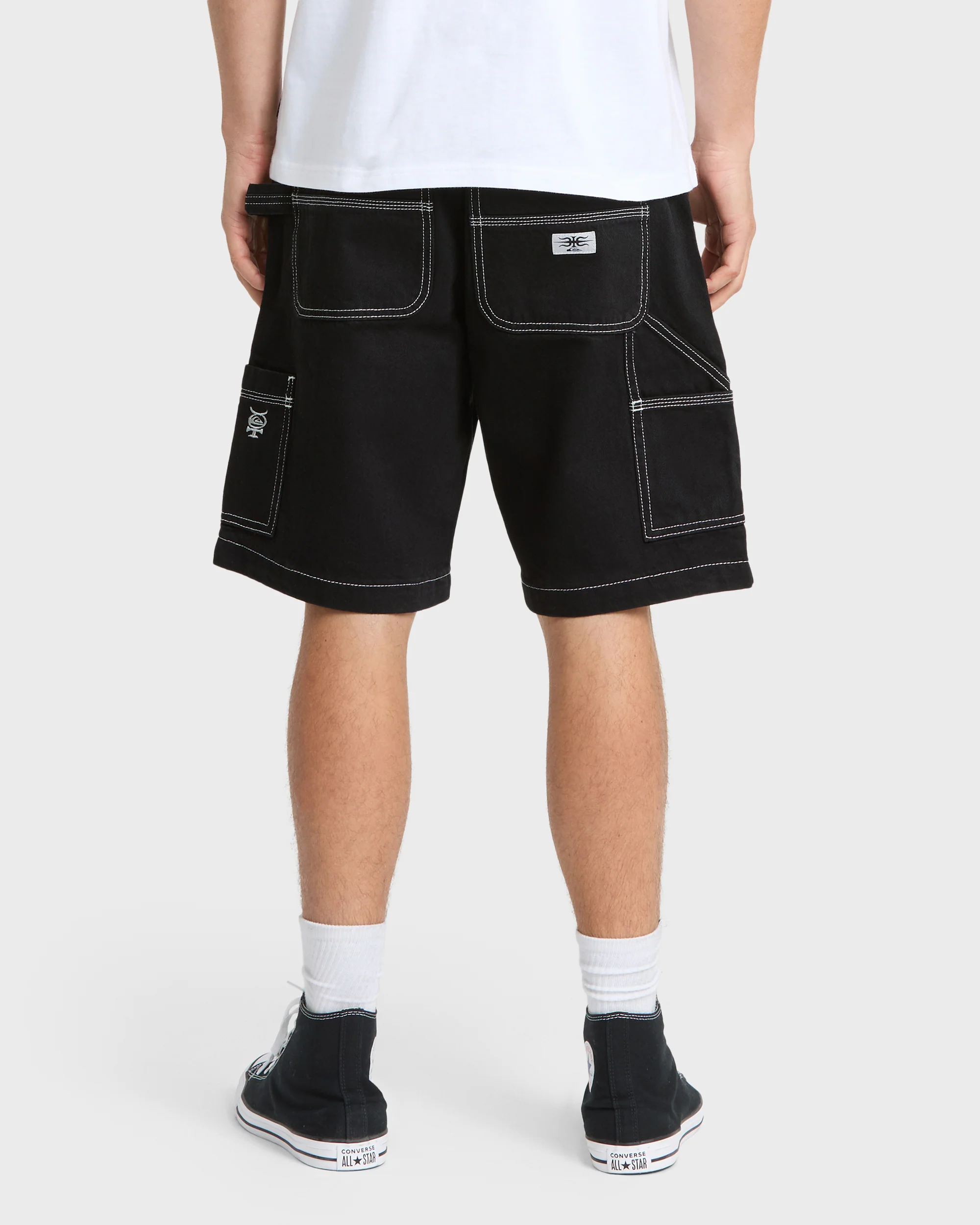 Mercury Carpenter Denim Short - Black 2 Mercury Carpenter Denim Short - Black