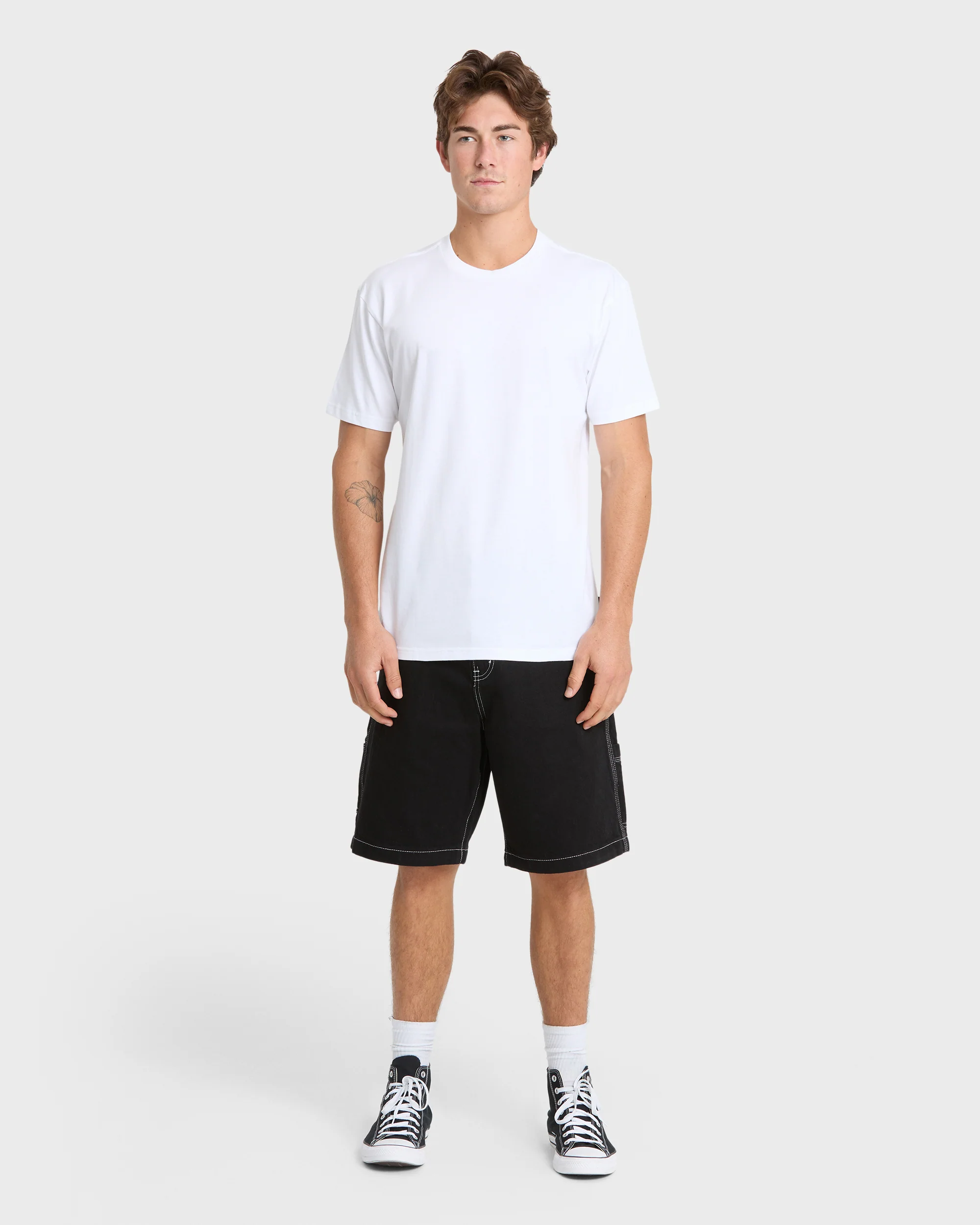 Mercury Carpenter Denim Short - Black 3 Mercury Carpenter Denim Short - Black