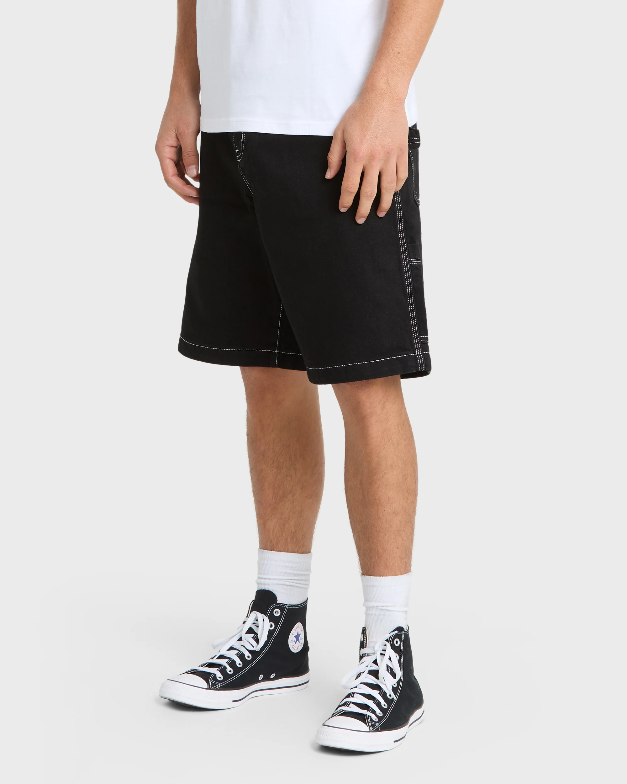 Mercury Carpenter Denim Short - Black 4 Mercury Carpenter Denim Short - Black