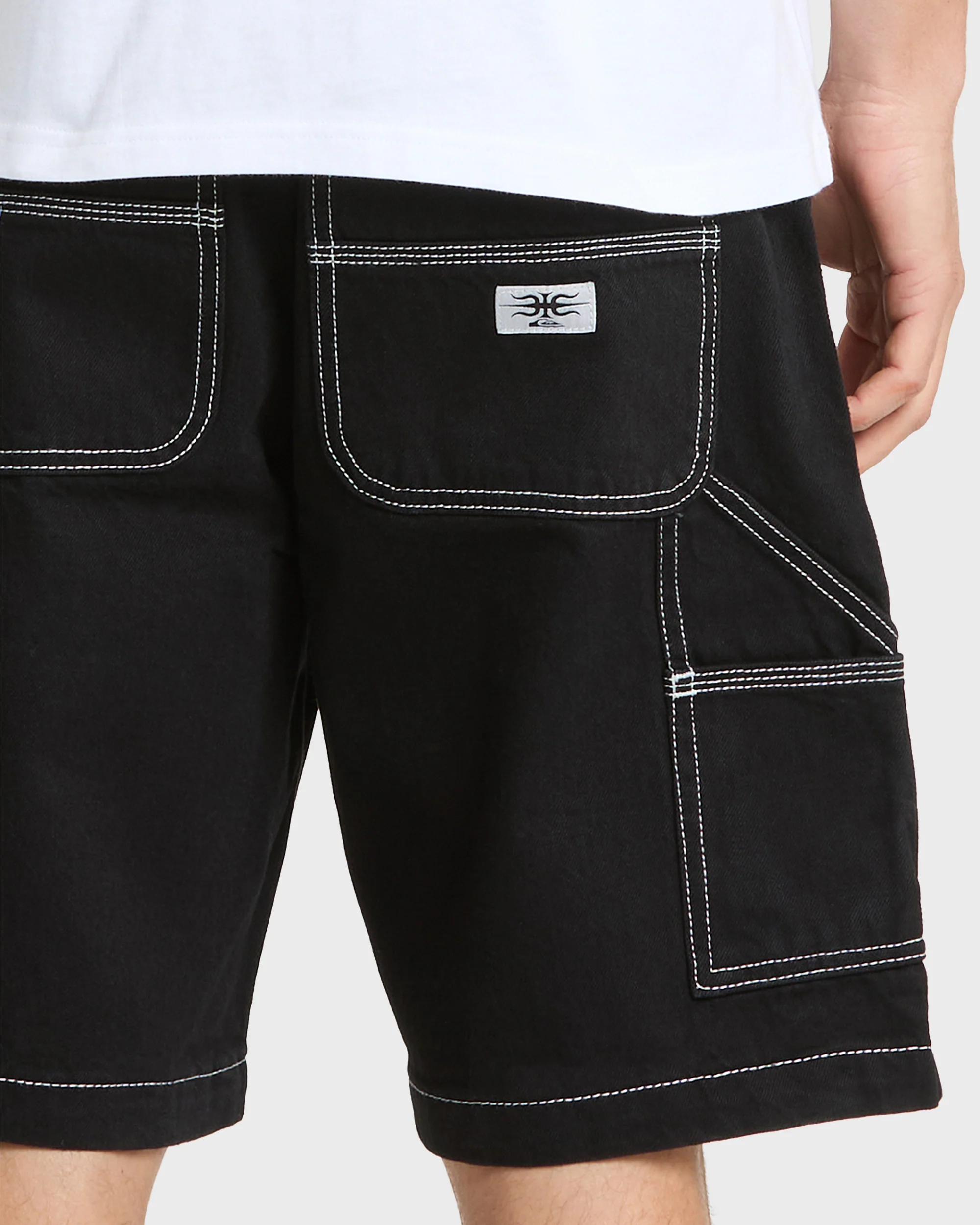 Mercury Carpenter Denim Short - Black 5 Mercury Carpenter Denim Short - Black
