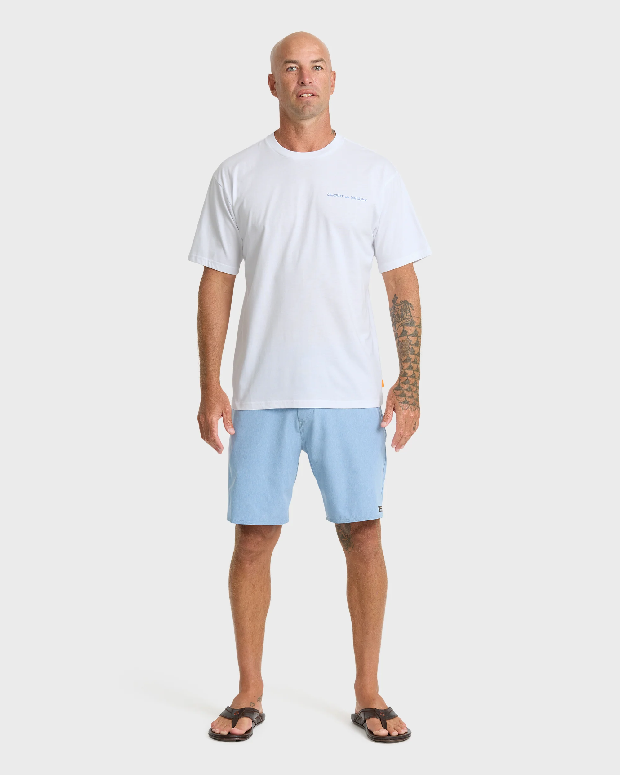Waterman Angler Classic Short Sleeve Cotton T-Shirt - White 7 Waterman Angler Classic Short Sleeve Cotton T-Shirt - White