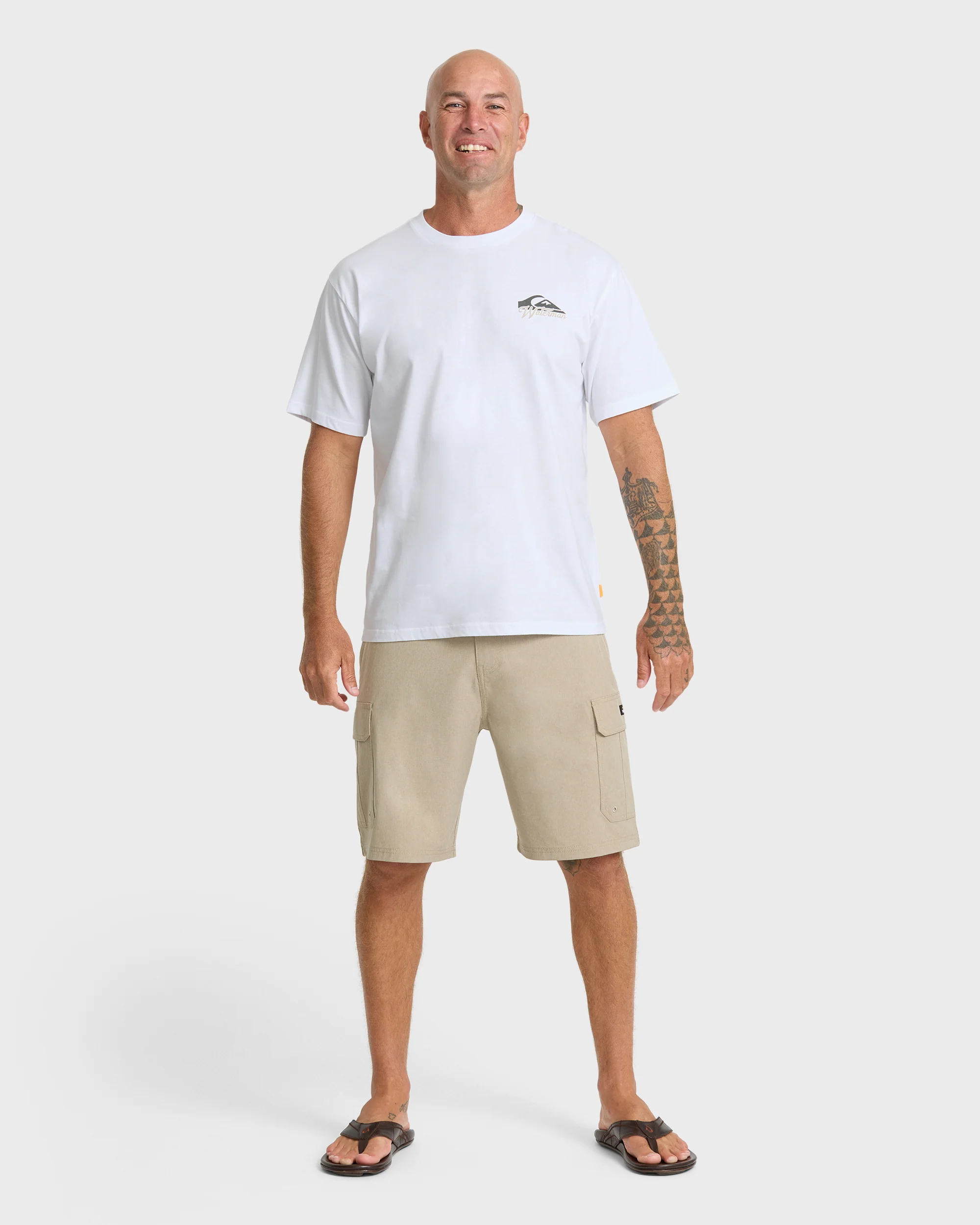Waterman Bottle Life Classic Short Sleeve Cotton T-Shirt - White 5 Waterman Bottle Life Classic Short Sleeve Cotton T-Shirt - White