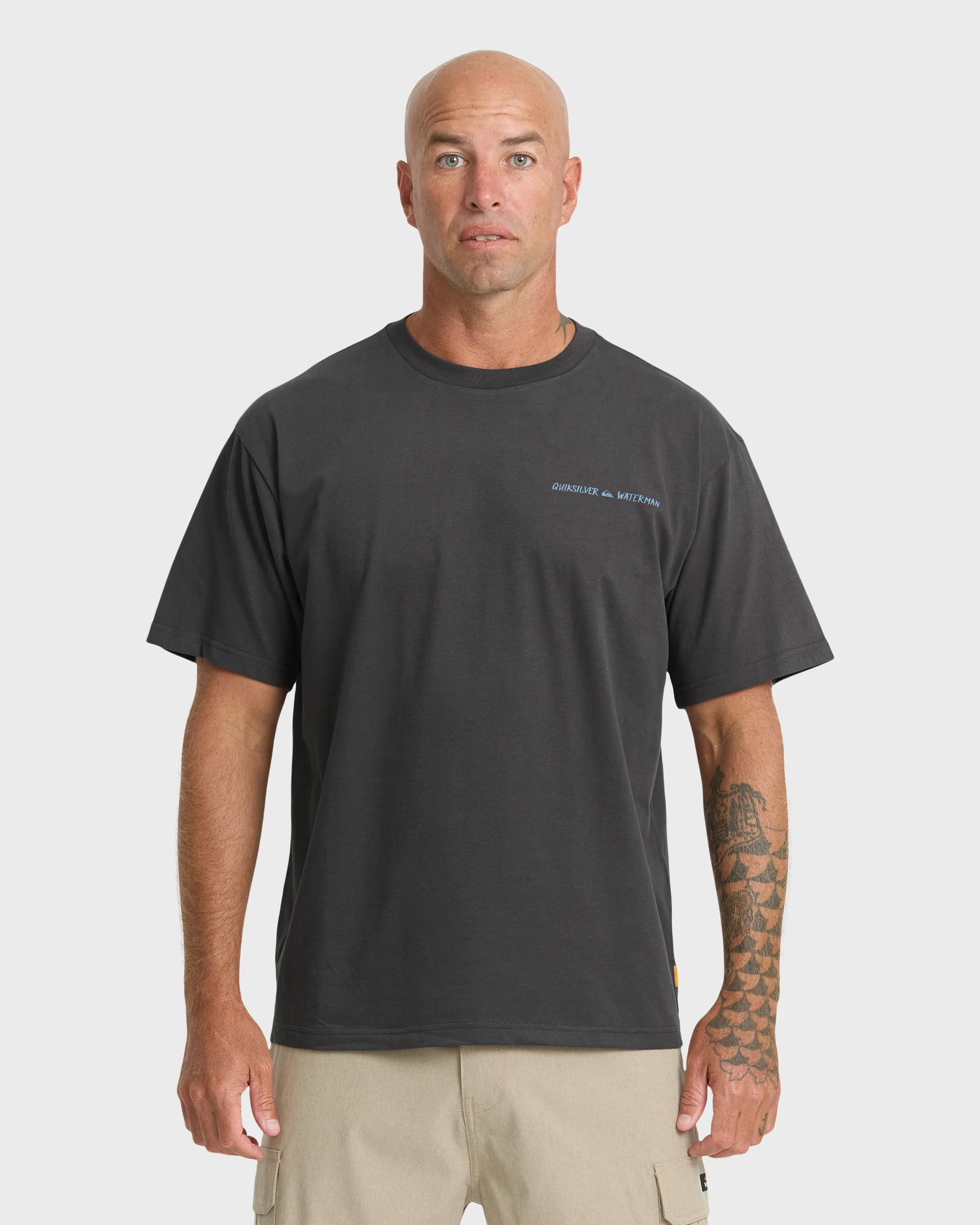 Waterman Angler Classic Short Sleeve Cotton T-Shirt - Phantom 1 Waterman Angler Classic Short Sleeve Cotton T-Shirt - Phantom