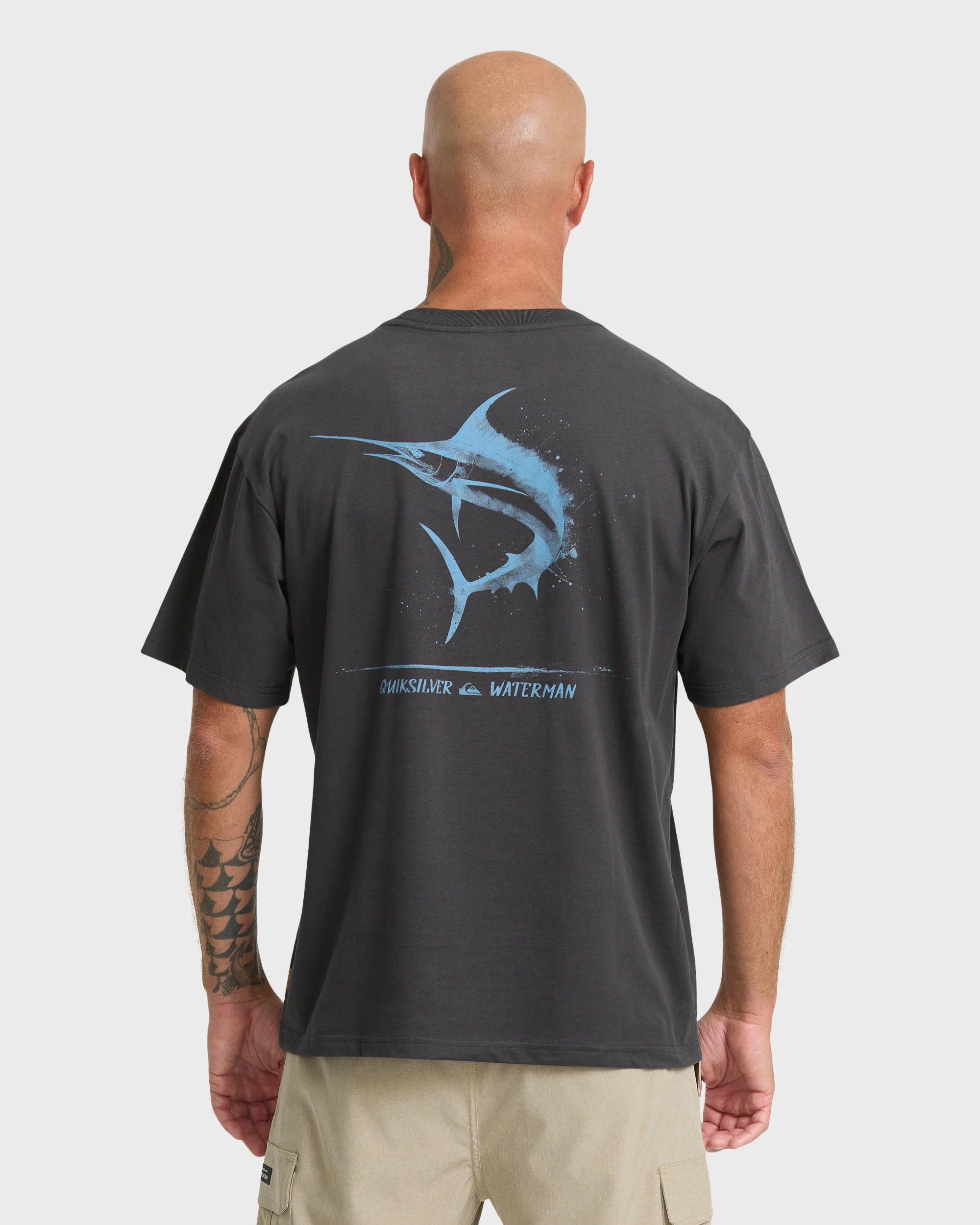Waterman Angler Classic Short Sleeve Cotton T-Shirt - Phantom 2 Waterman Angler Classic Short Sleeve Cotton T-Shirt - Phantom