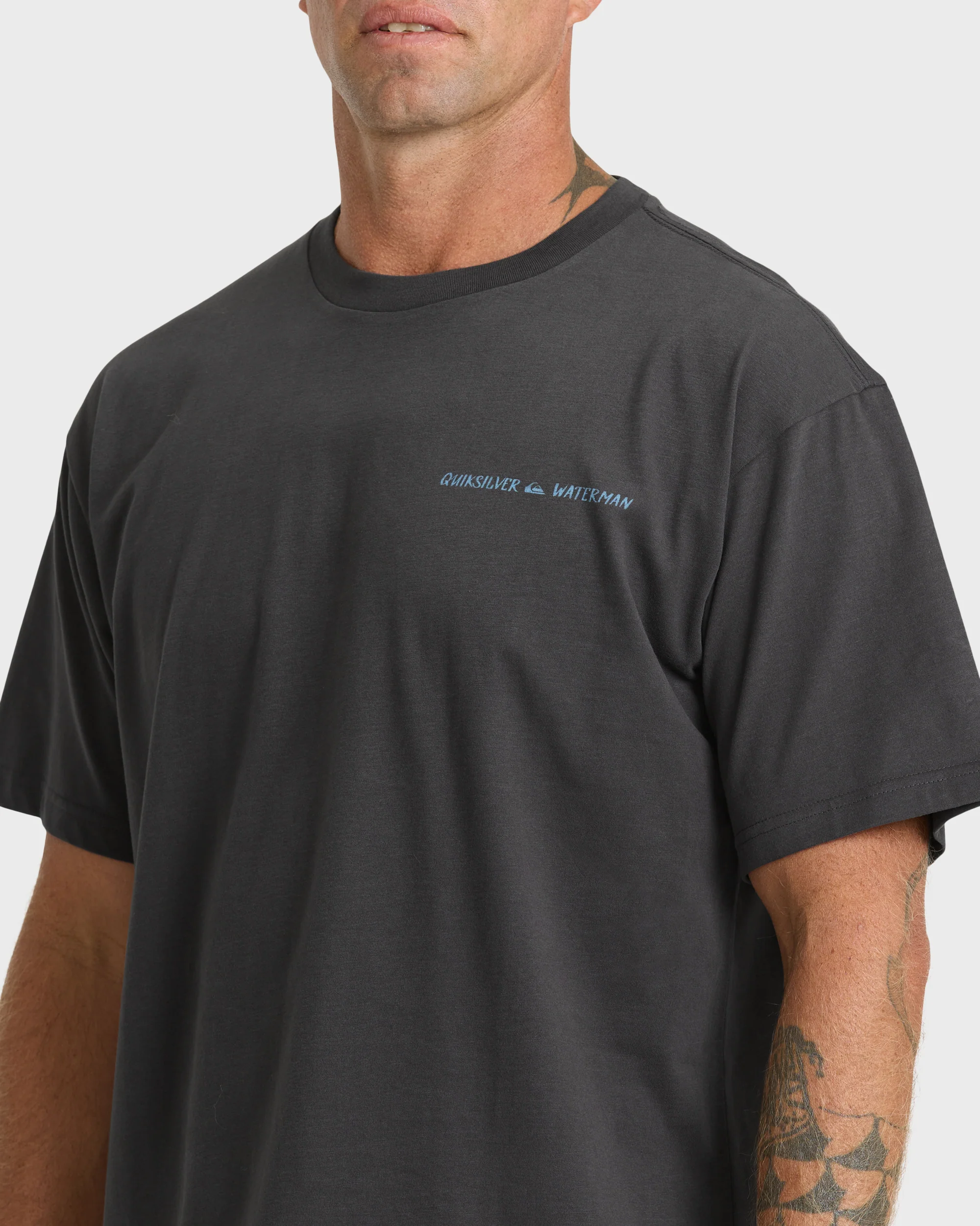 Waterman Angler Classic Short Sleeve Cotton T-Shirt - Phantom 4 Waterman Angler Classic Short Sleeve Cotton T-Shirt - Phantom