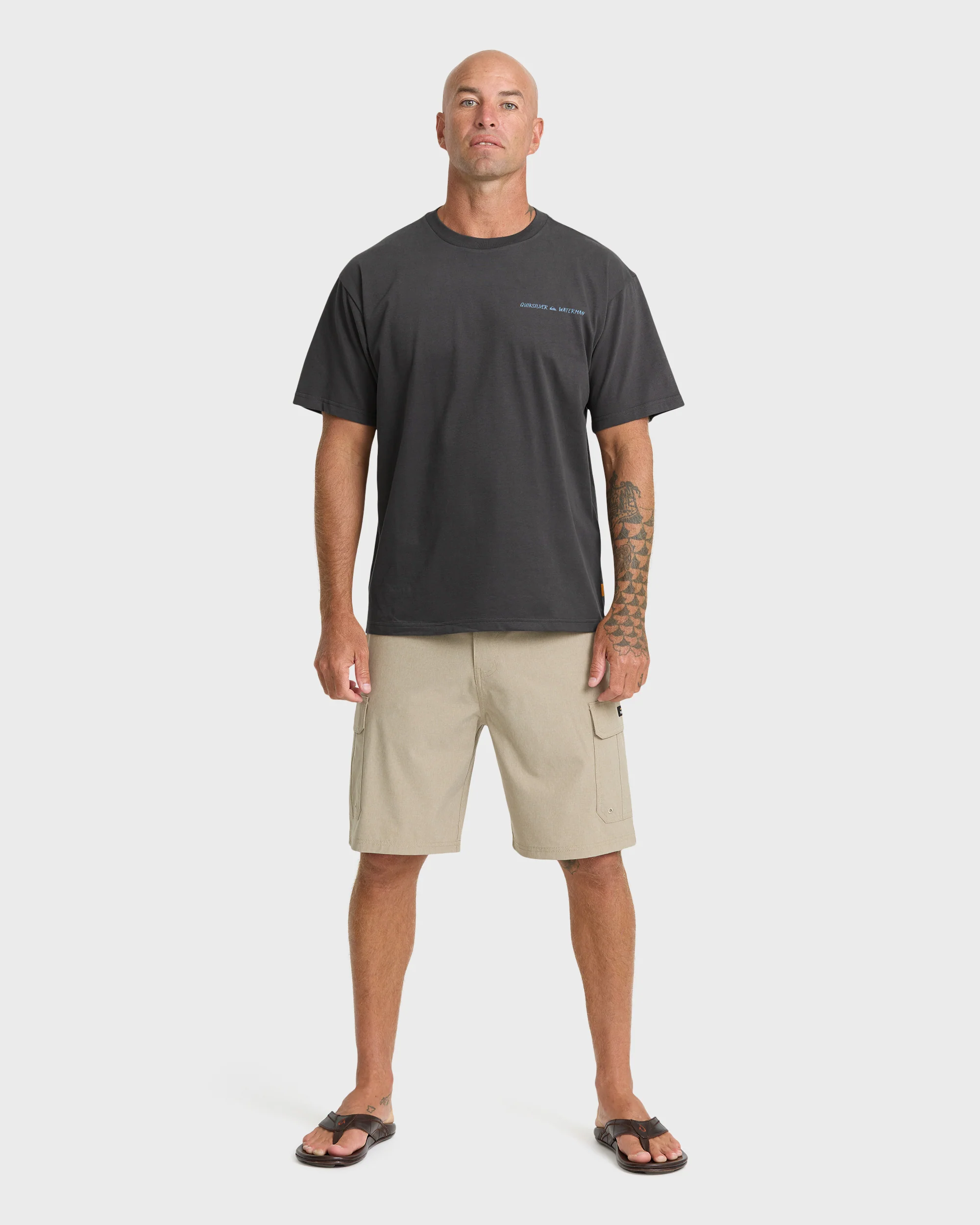 Waterman Angler Classic Short Sleeve Cotton T-Shirt - Phantom 5 Waterman Angler Classic Short Sleeve Cotton T-Shirt - Phantom