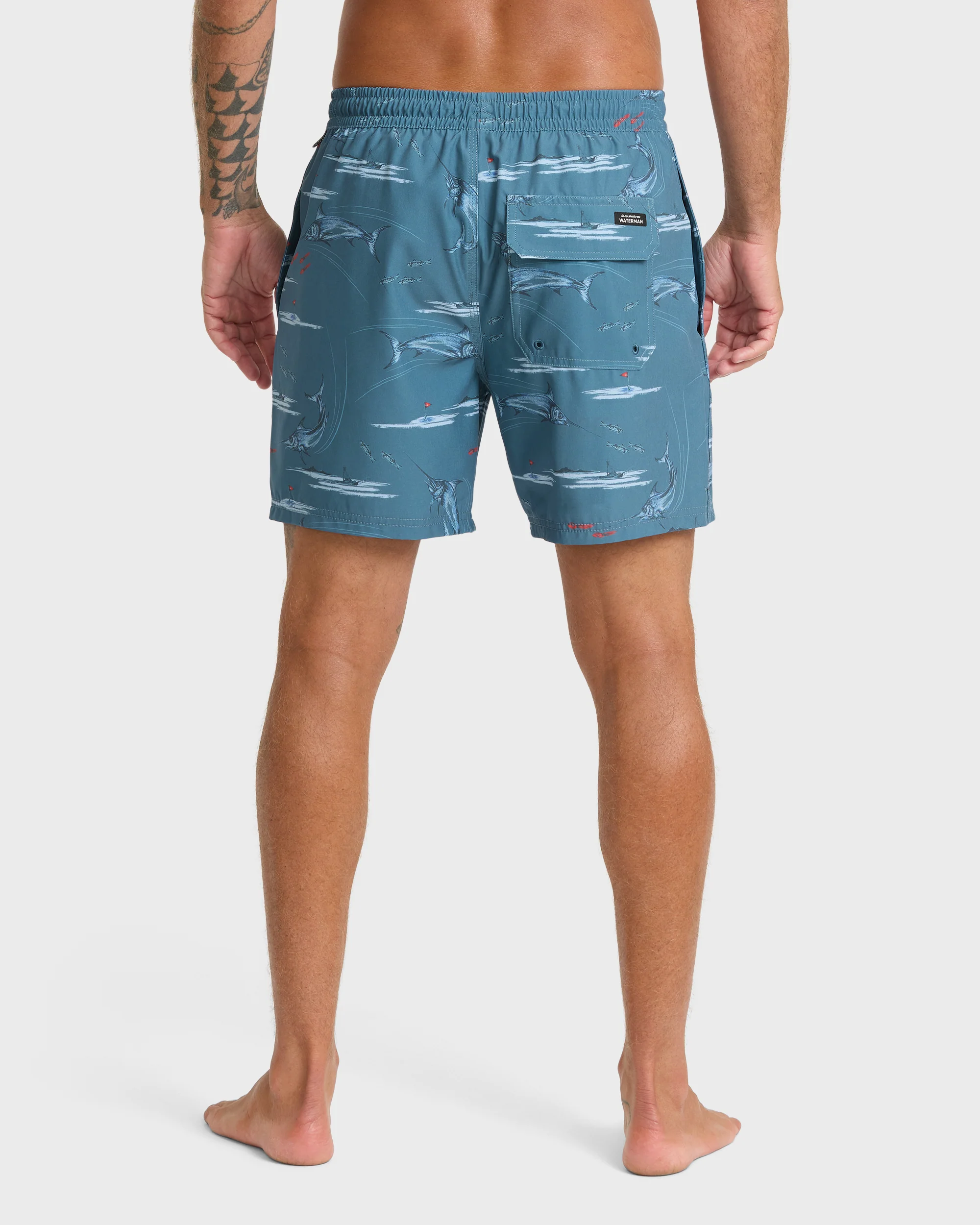 Waterman Mix Pack 17" Swim Trunks - Dark Denim 2 Waterman Mix Pack 17" Swim Trunks - Dark Denim