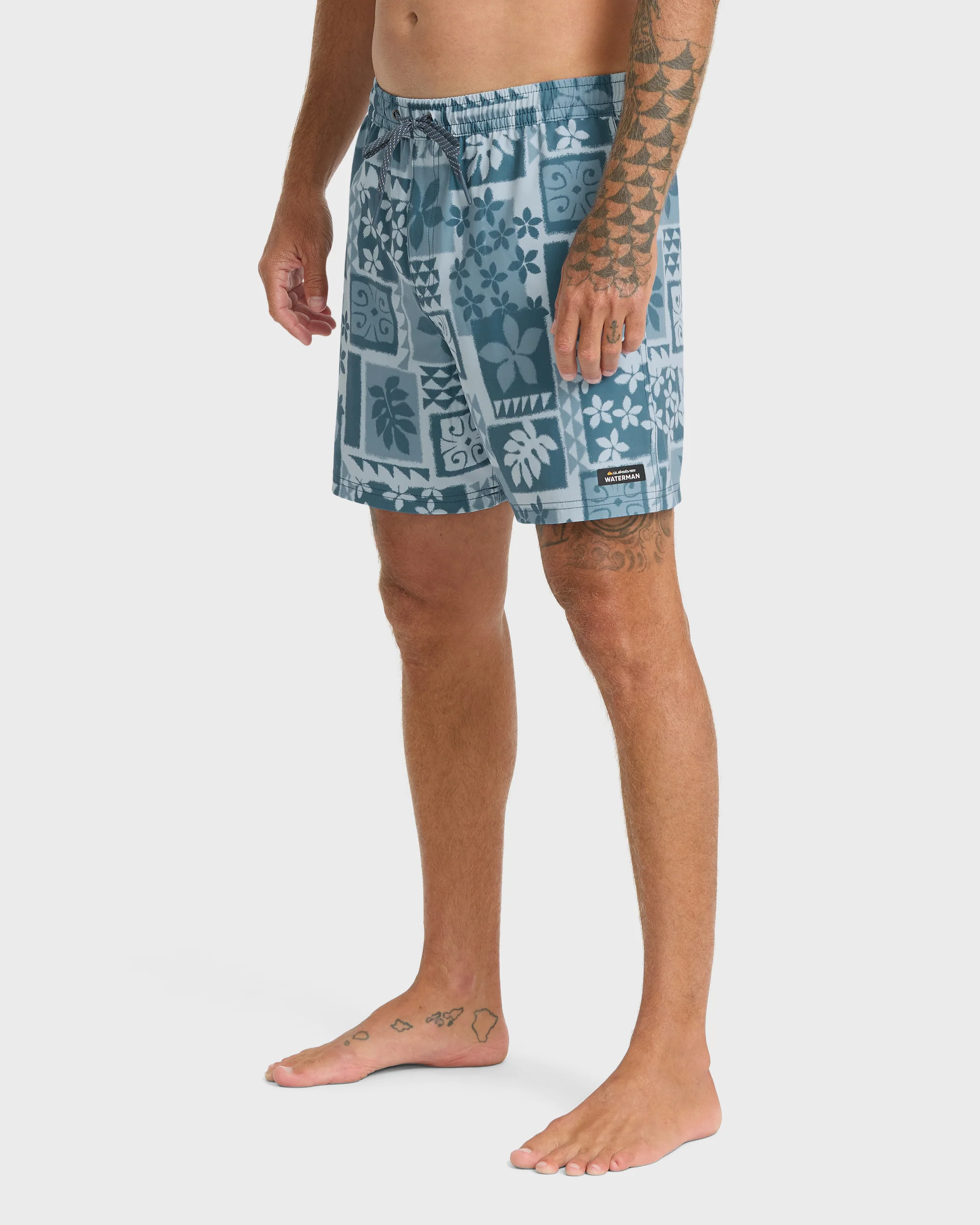 Waterman Mix Pack 17" Swim Trunks - Skyway 4 Waterman Mix Pack 17" Swim Trunks - Skyway