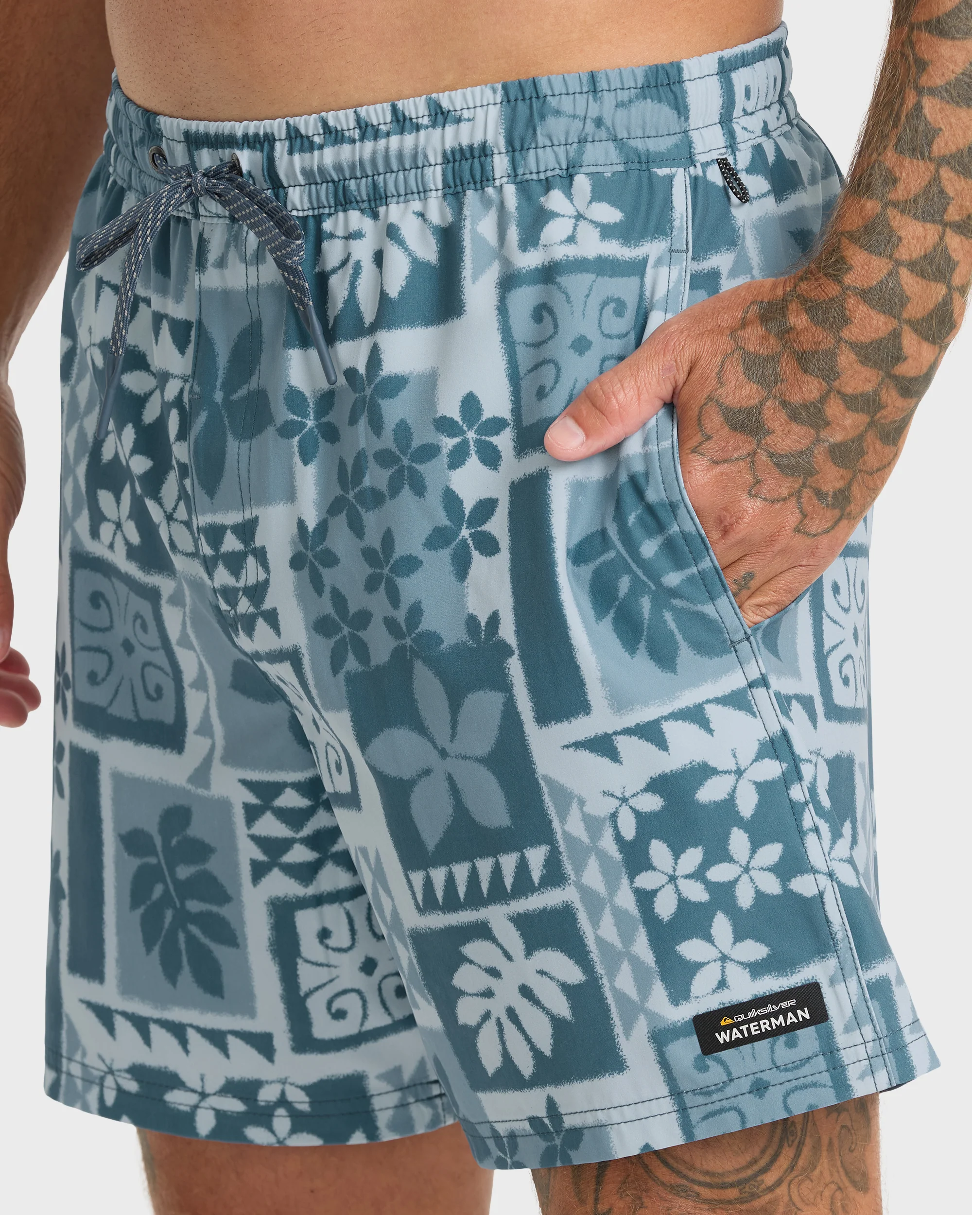 Waterman Mix Pack 17" Swim Trunks - Skyway 5 Waterman Mix Pack 17" Swim Trunks - Skyway