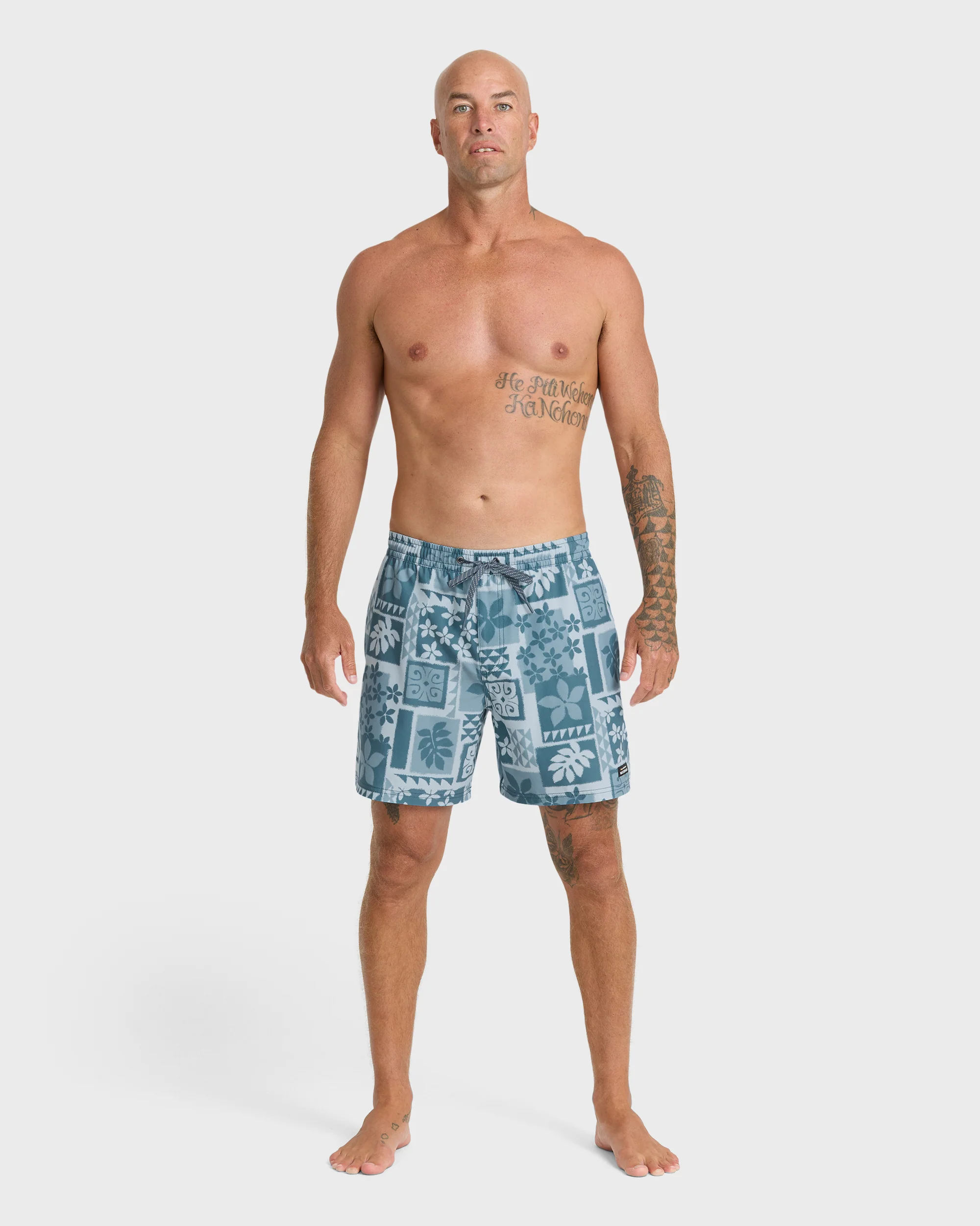 Waterman Mix Pack 17" Swim Trunks - Skyway 6 Waterman Mix Pack 17" Swim Trunks - Skyway