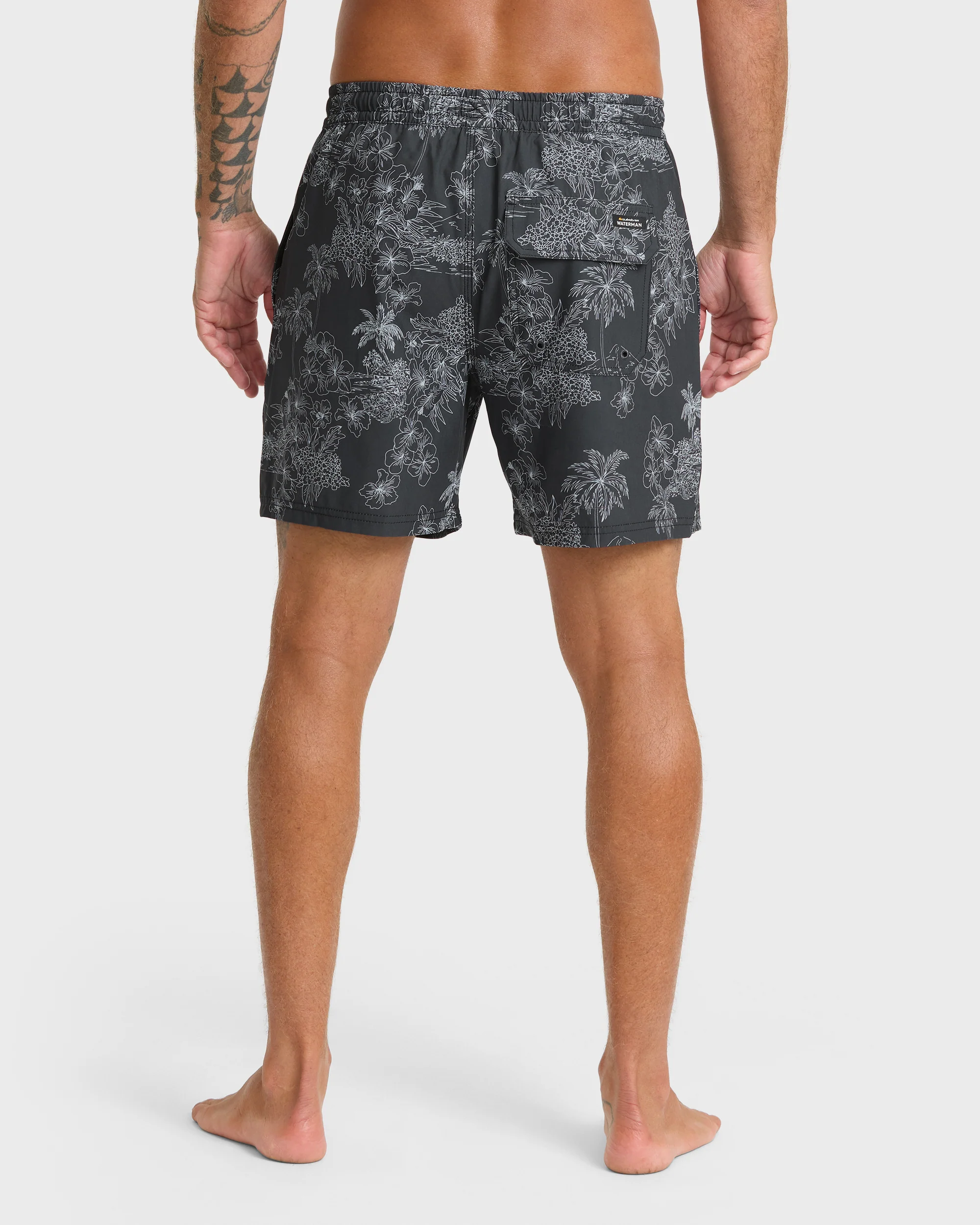 Waterman Mix Pack 17" Swim Trunks - Phantom 2 Waterman Mix Pack 17" Swim Trunks - Phantom