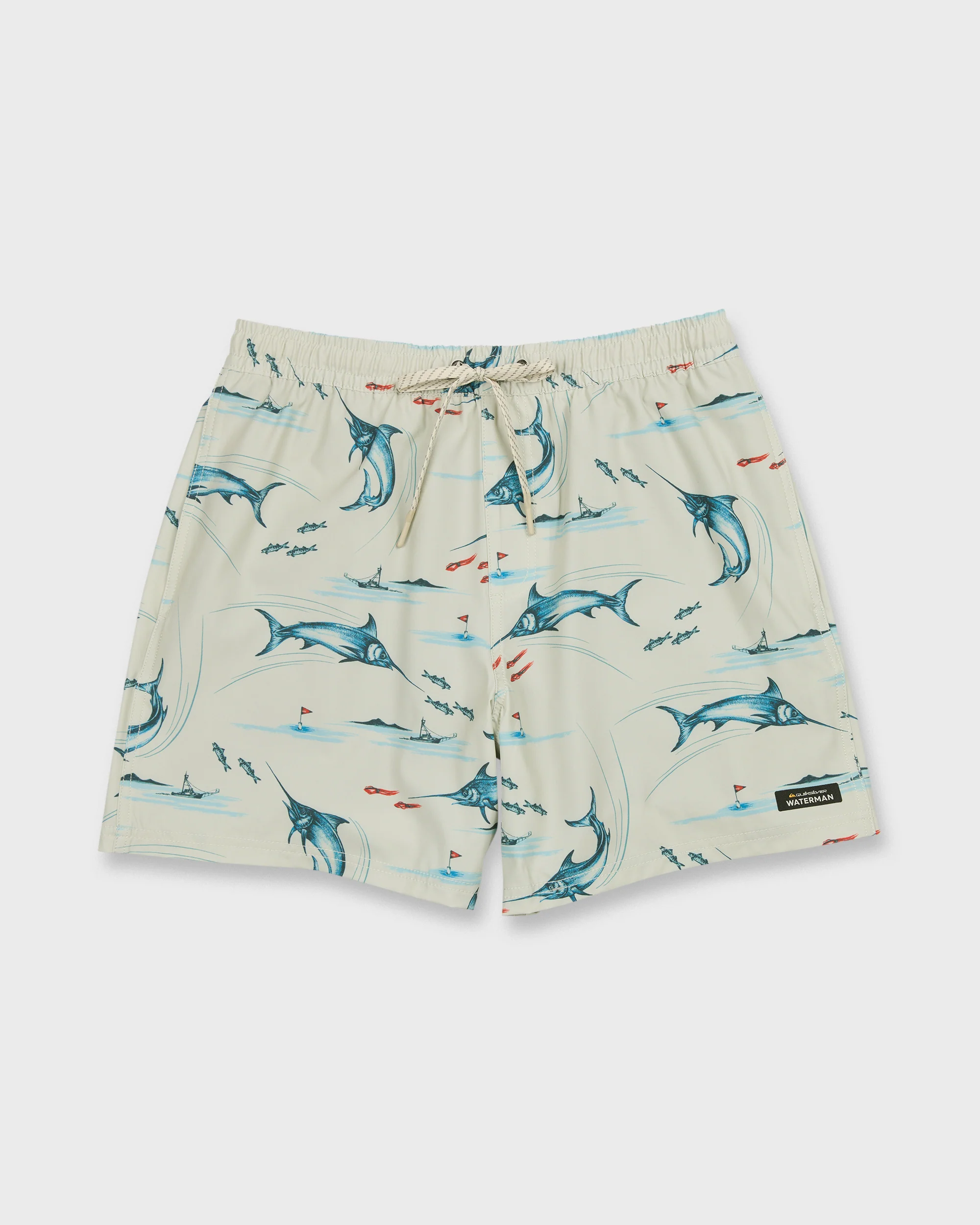 Waterman Mix Pack 17" Swim Trunks - Moonbeam 8 Waterman Mix Pack 17" Swim Trunks - Moonbeam