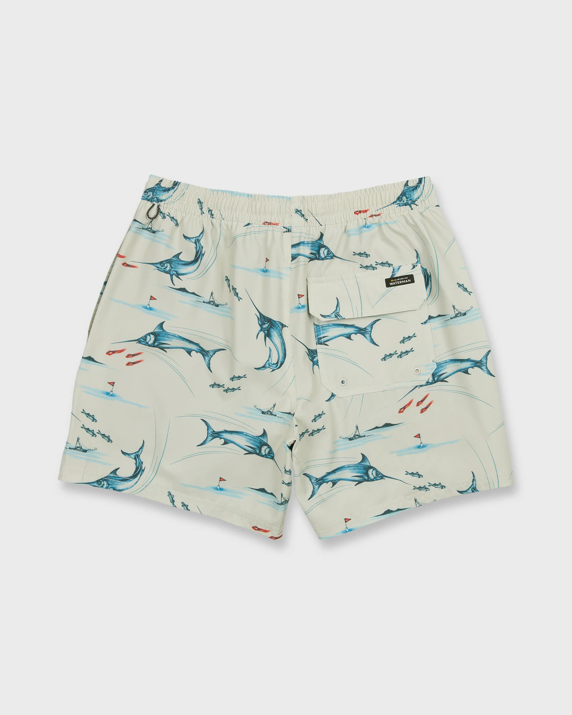Waterman Mix Pack 17" Swim Trunks - Moonbeam 9 Waterman Mix Pack 17" Swim Trunks - Moonbeam