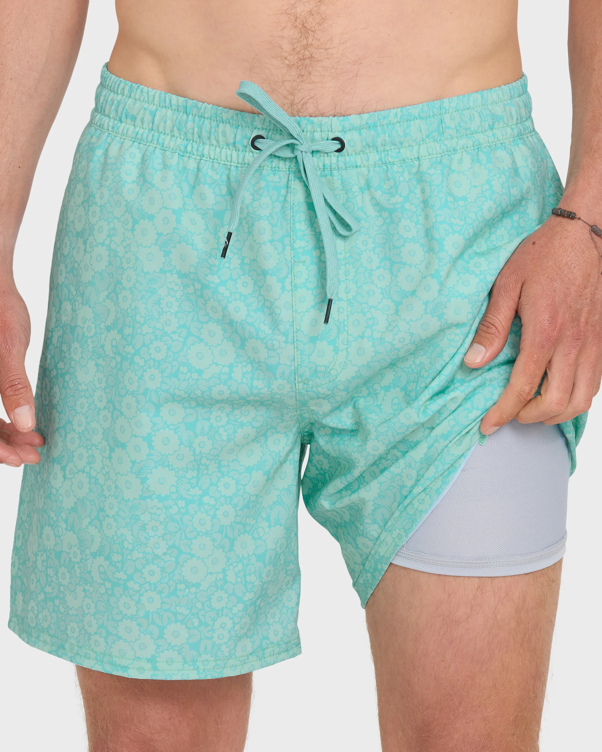 Mix Volley 17" Swim Trunks - Brook Green 6 Mix Volley 17" Swim Trunks - Brook Green