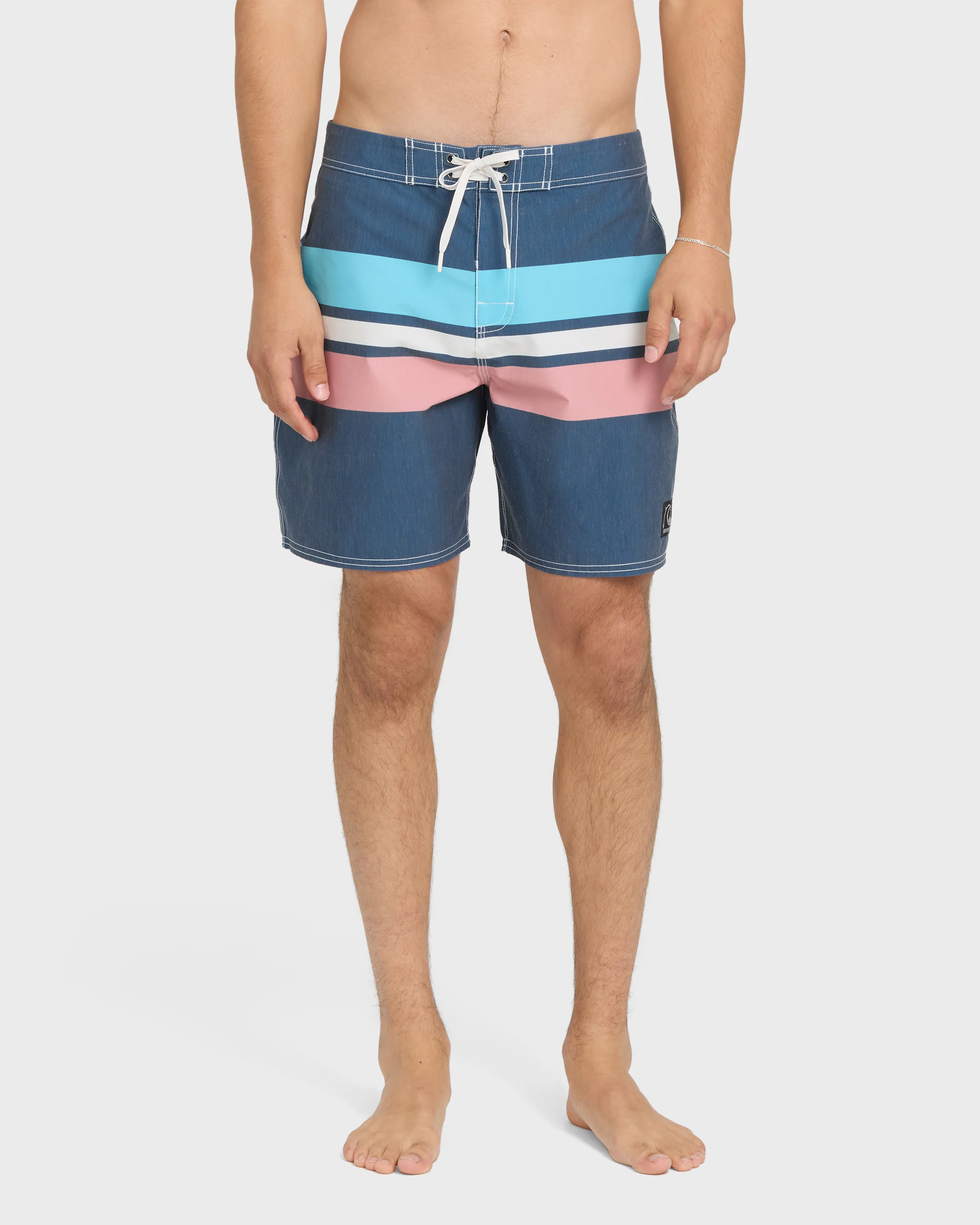 Original Straight Leg 18" Boardshorts - Dark Denim 1 Original Straight Leg 18" Boardshorts - Dark Denim
