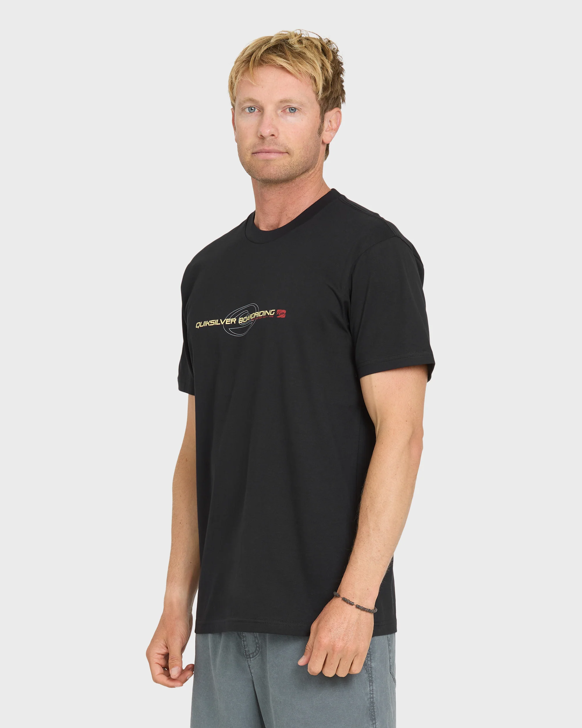 Thick To Thin Short Sleeve Knit T-Shirt - Black 3 Thick To Thin Short Sleeve Knit T-Shirt - Black