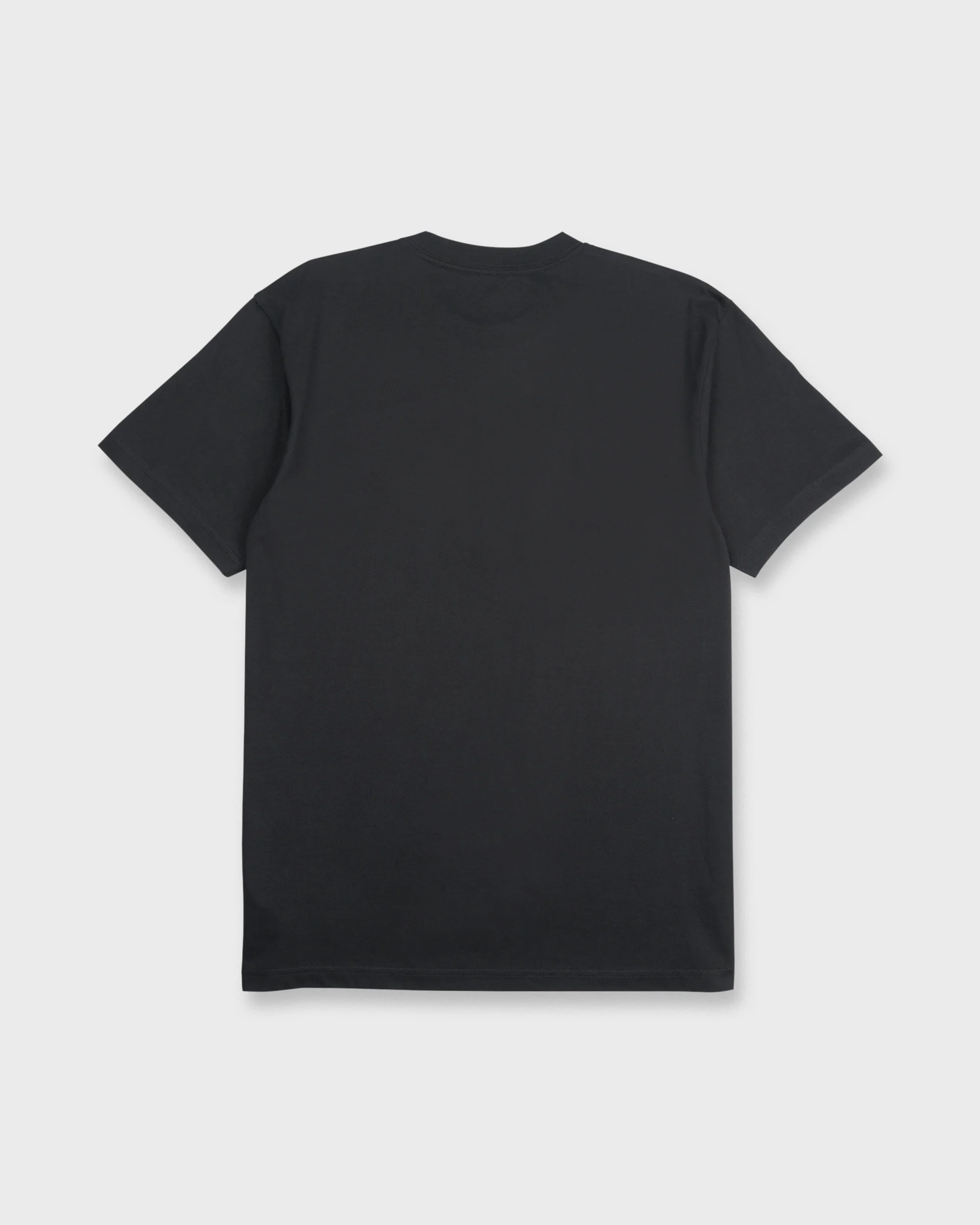 Thick To Thin Short Sleeve Knit T-Shirt - Black 7 Thick To Thin Short Sleeve Knit T-Shirt - Black