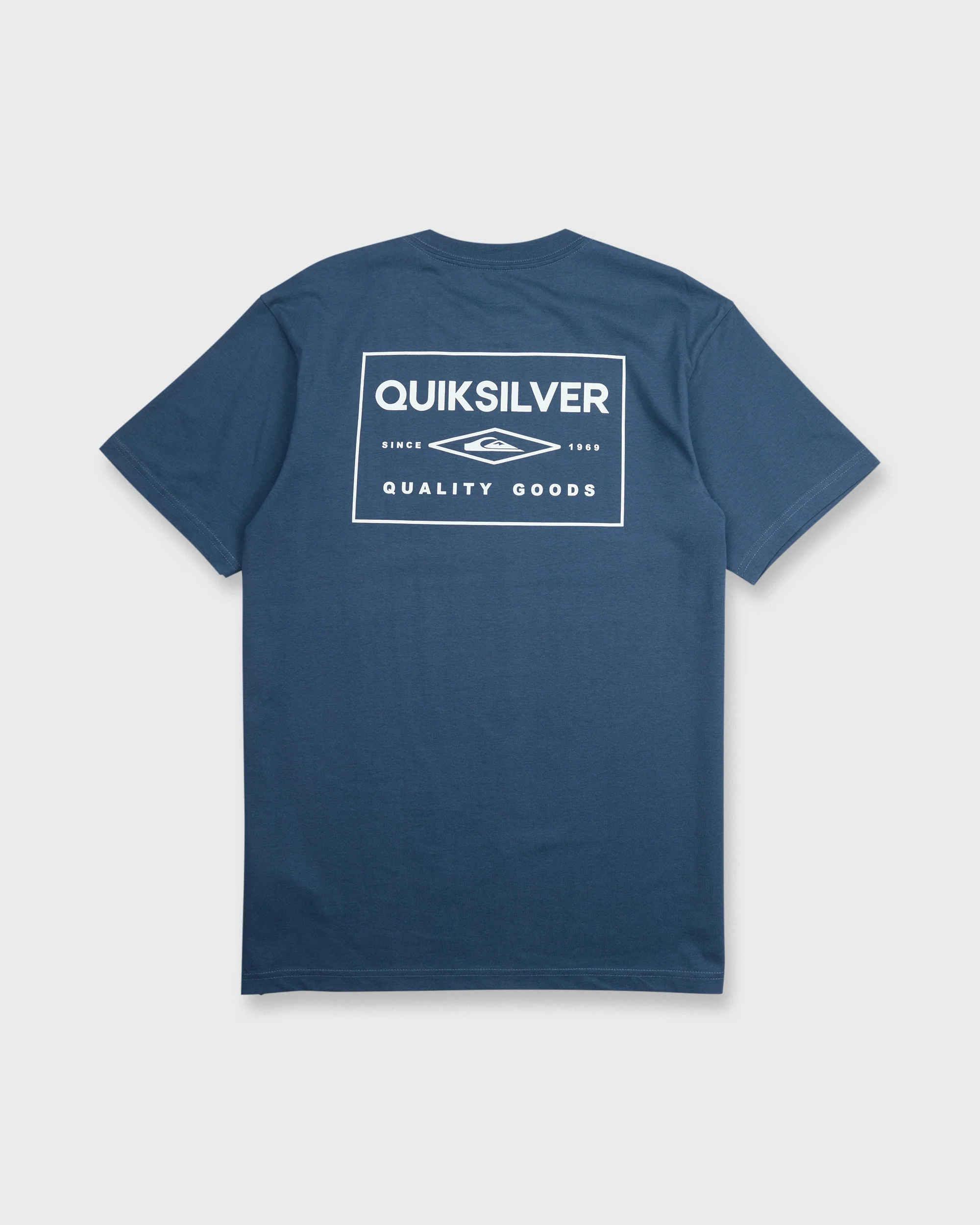 Stamped Short Sleeve Knit T-Shirt - Dark Denim 7 Stamped Short Sleeve Knit T-Shirt - Dark Denim