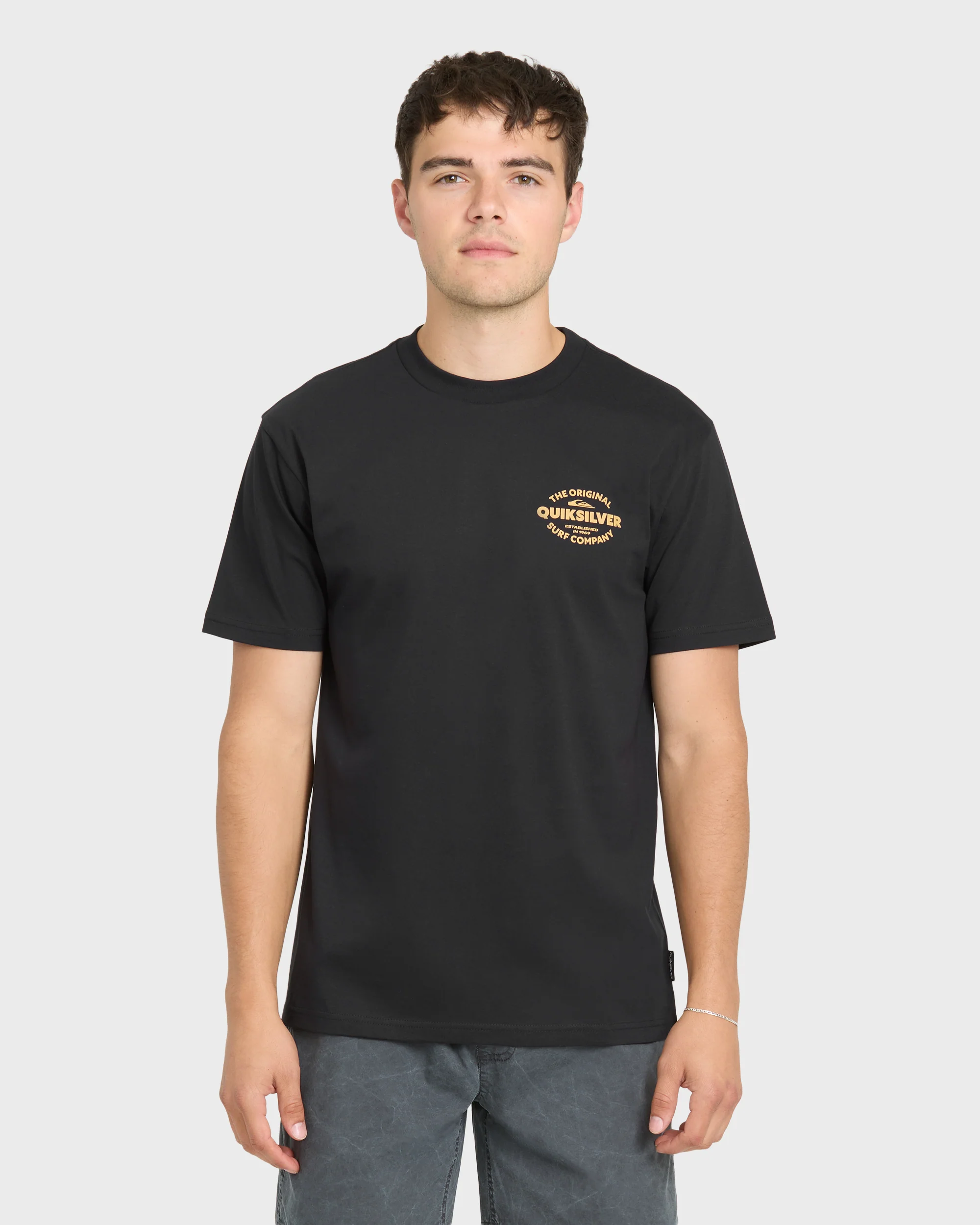 The Shed Short Sleeve Cotton T-Shirt - Black 1 The Shed Short Sleeve Cotton T-Shirt - Black