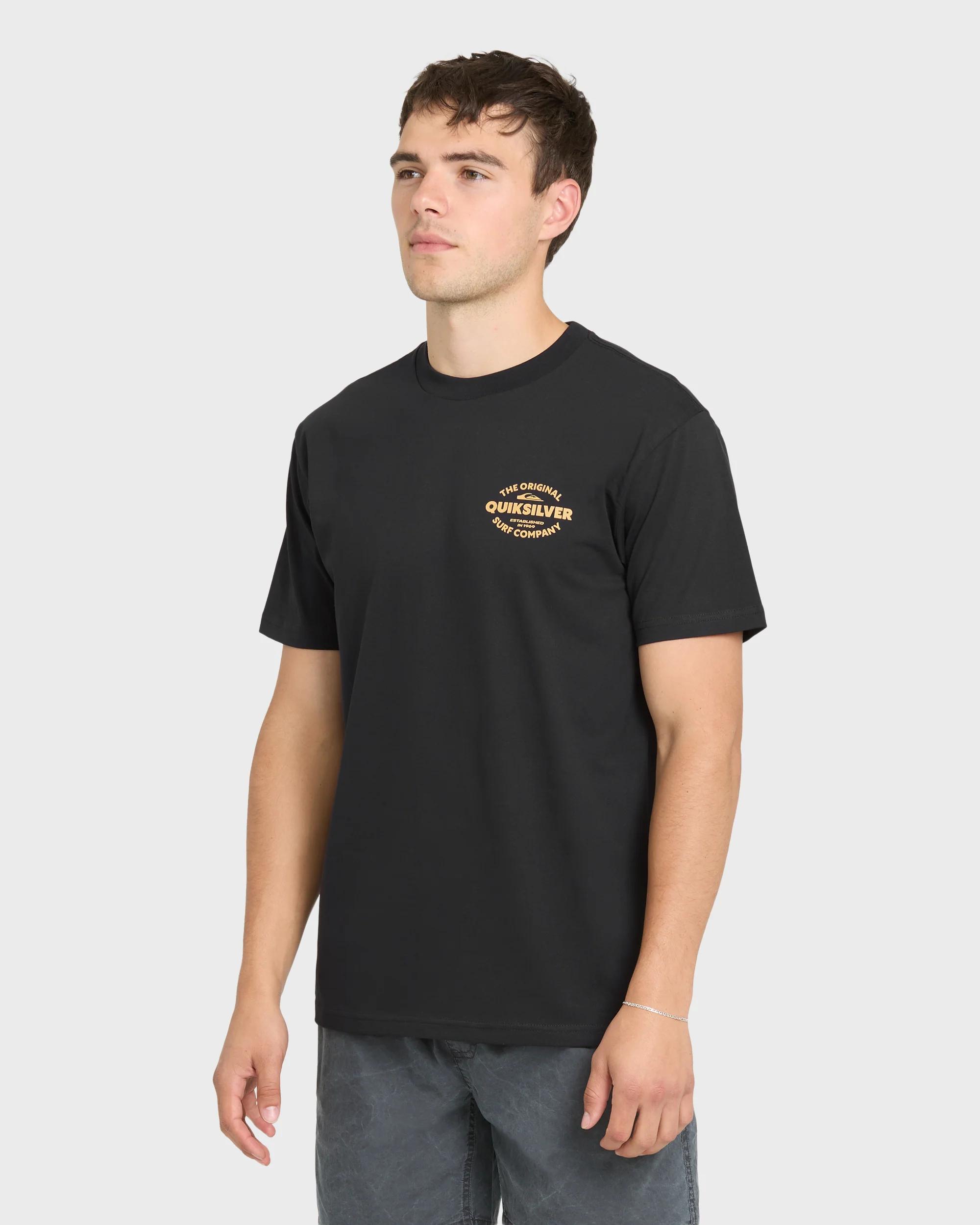 The Shed Short Sleeve Cotton T-Shirt - Black 3 The Shed Short Sleeve Cotton T-Shirt - Black