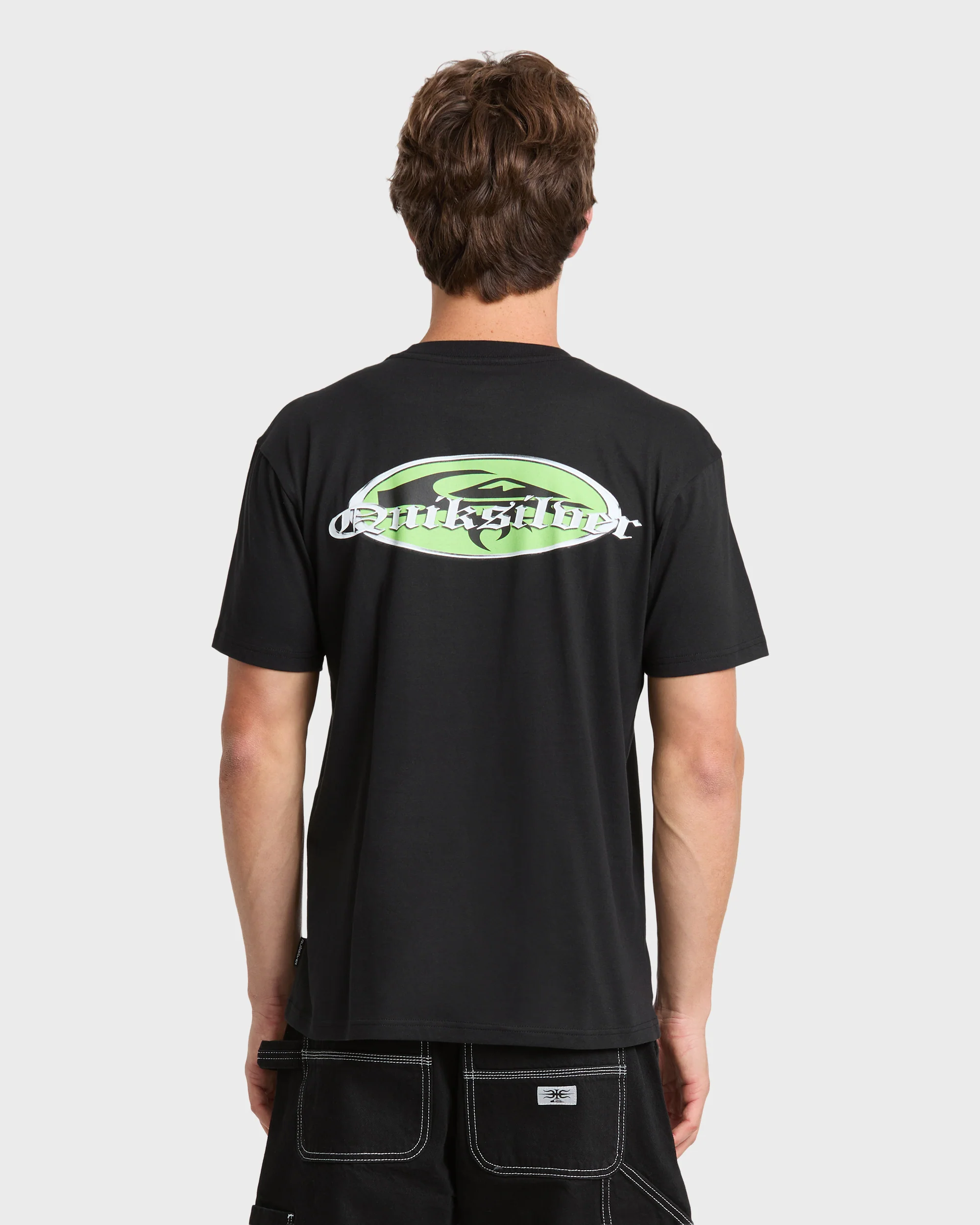 Chrome English Short Sleeve Knit T-Shirt - Black 2 Chrome English Short Sleeve Knit T-Shirt - Black