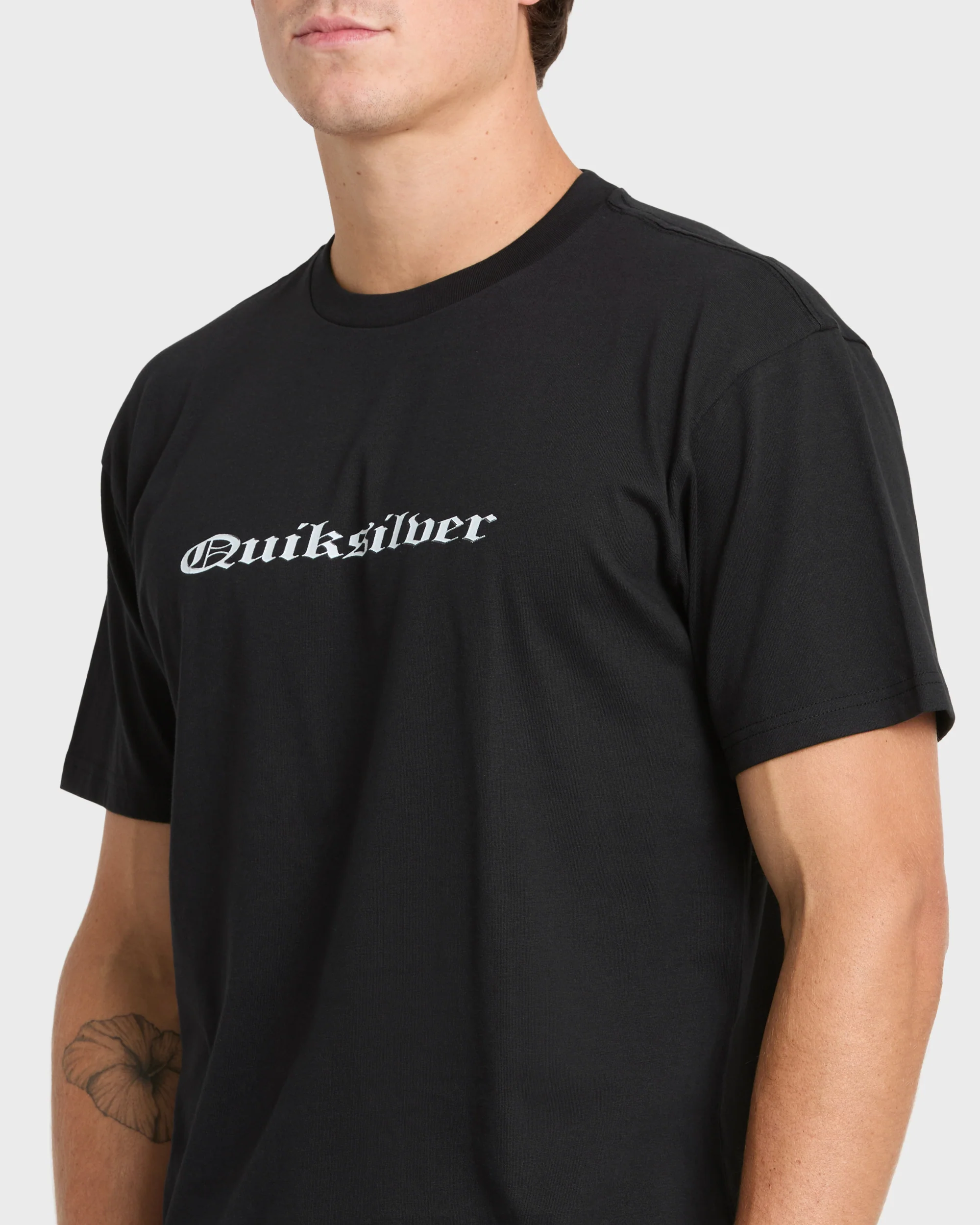 Chrome English Short Sleeve Knit T-Shirt - Black 5 Chrome English Short Sleeve Knit T-Shirt - Black