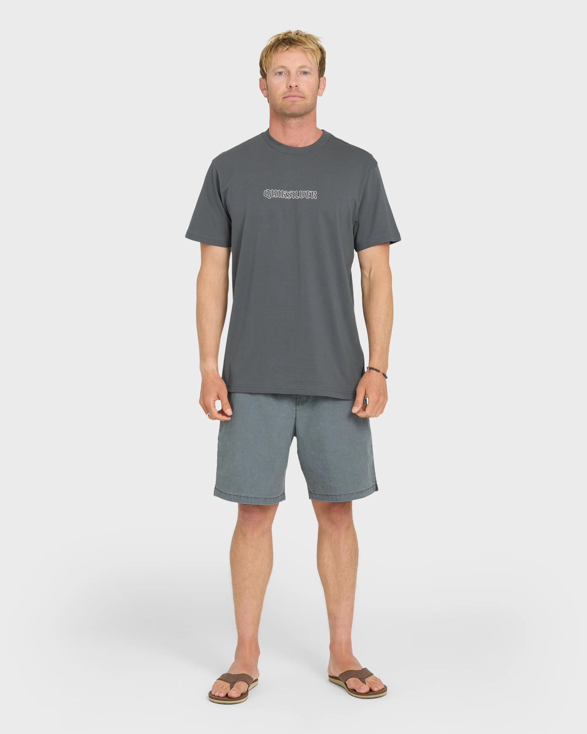 Serpents Short Sleeve Knit T-Shirt - Iron Gate 6 Serpents Short Sleeve Knit T-Shirt - Iron Gate