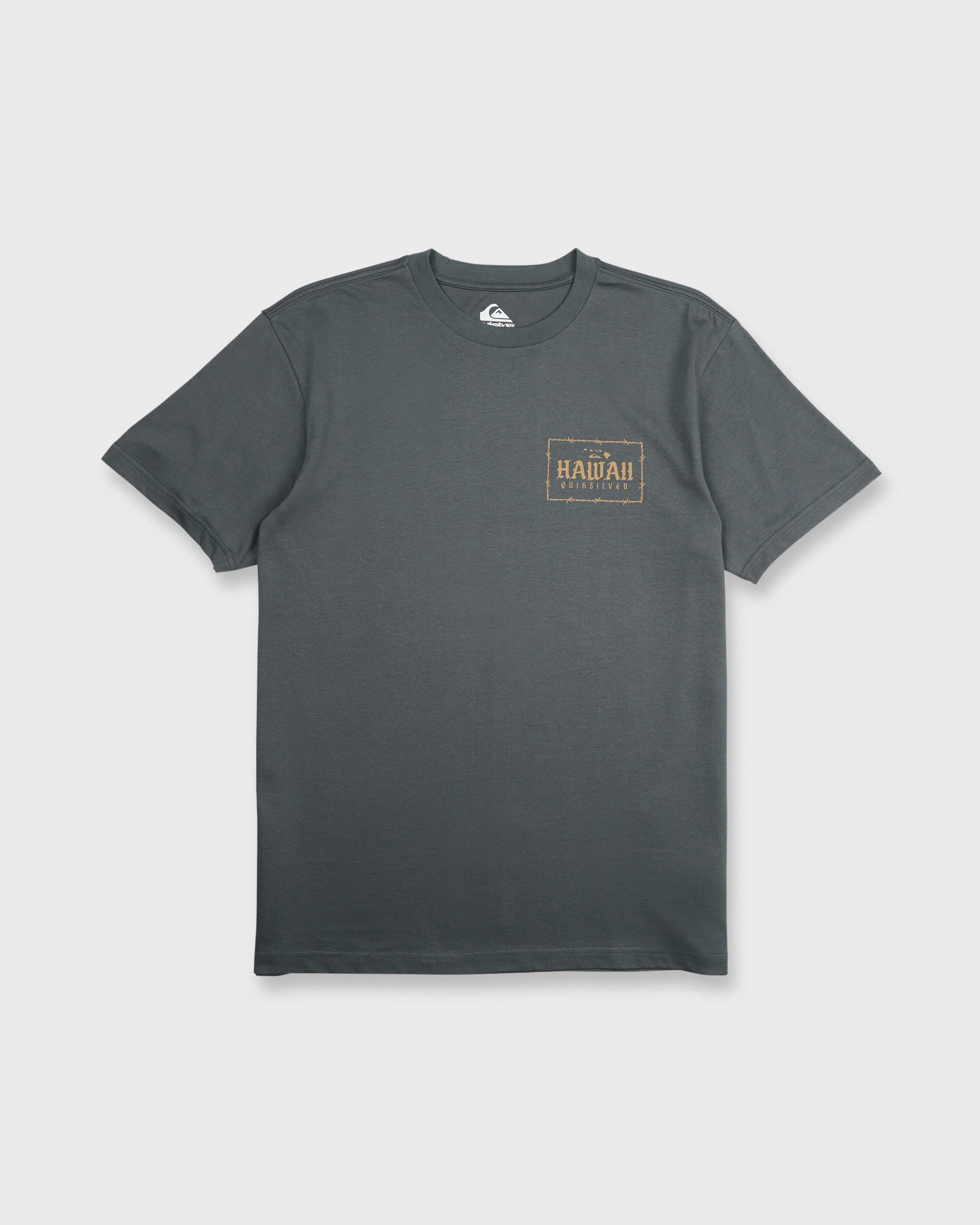 Hawaii Lock Short Sleeve Knit T-Shirt - Iron Gate 8 Hawaii Lock Short Sleeve Knit T-Shirt - Iron Gate
