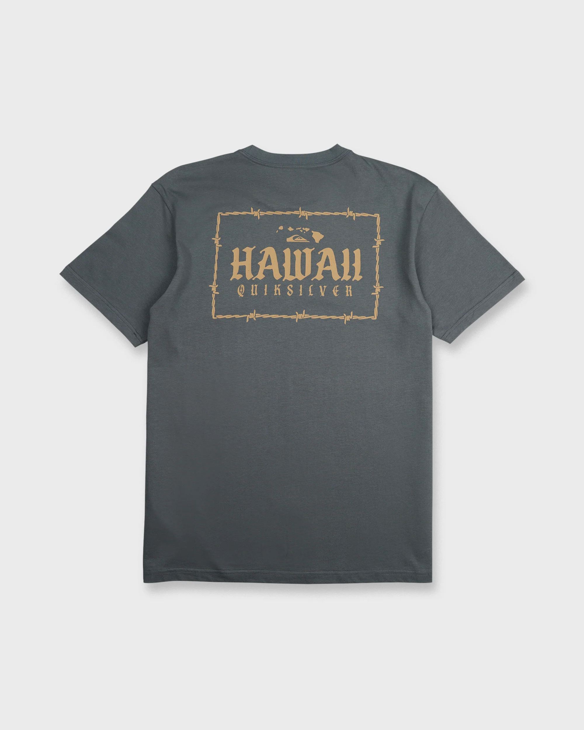 Hawaii Lock Short Sleeve Knit T-Shirt - Iron Gate 9 Hawaii Lock Short Sleeve Knit T-Shirt - Iron Gate