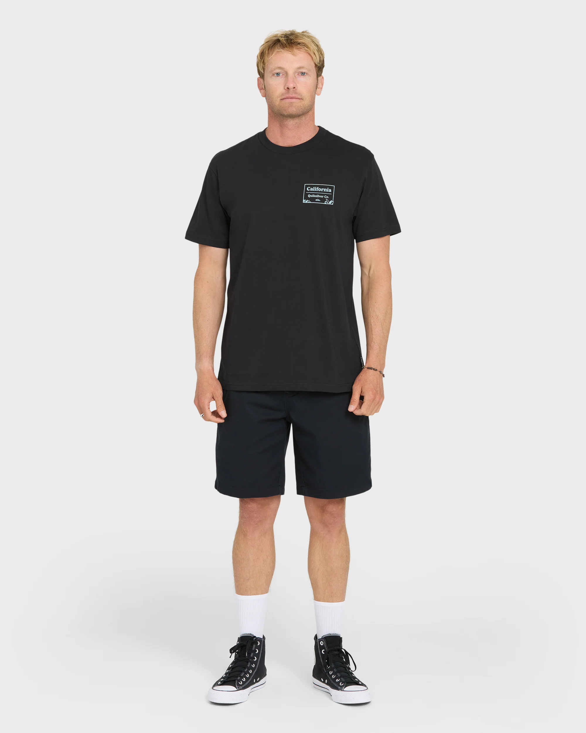 California Cliffs Short Sleeve Knit T-Shirt - Black 3 California Cliffs Short Sleeve Knit T-Shirt - Black
